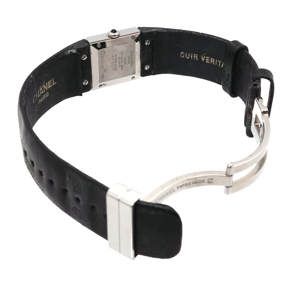 Chanel Matelasse H0500 Black Dial 19mm Watch