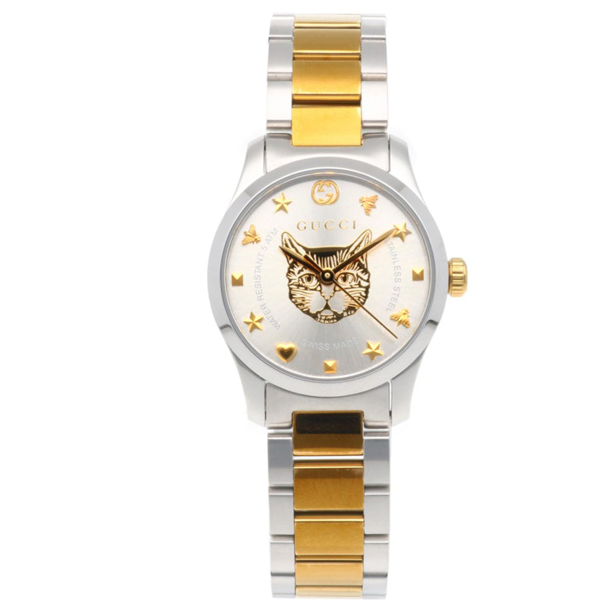 Gucci G-Timeless YA126596 Silber Zifferblatt 27 mm Uhr