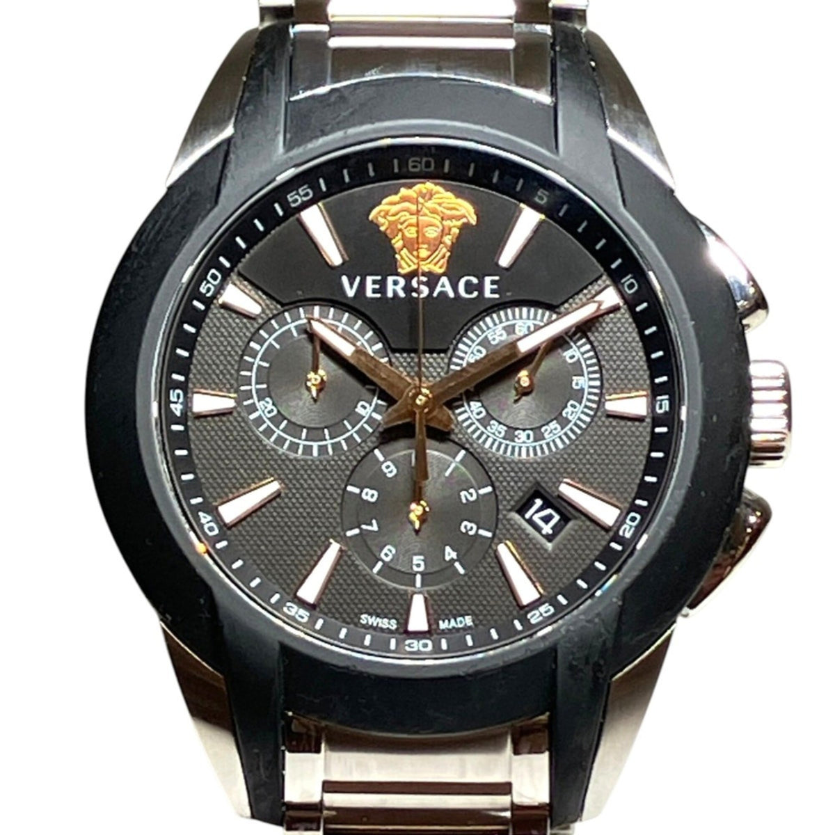 Montre Versace Character Chrono VEM800218 Noir cadran 42 mm