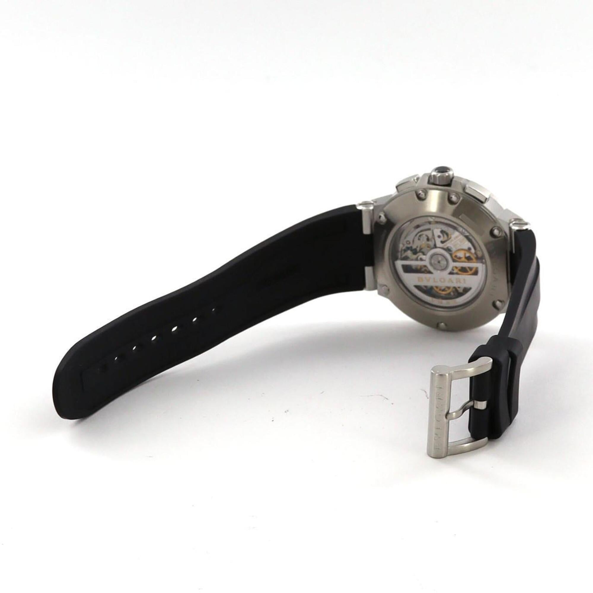 Bulgari Diagono Velocissimo DG41SCH Stainless Steel Automatic