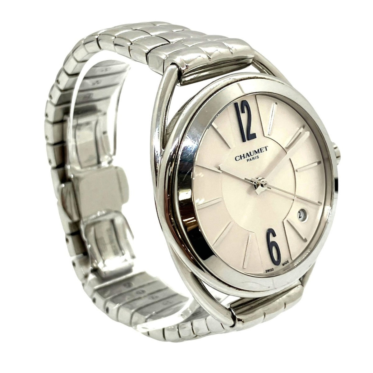 Montre Chaumet Liens 2214, cadran argenté, 34 mm