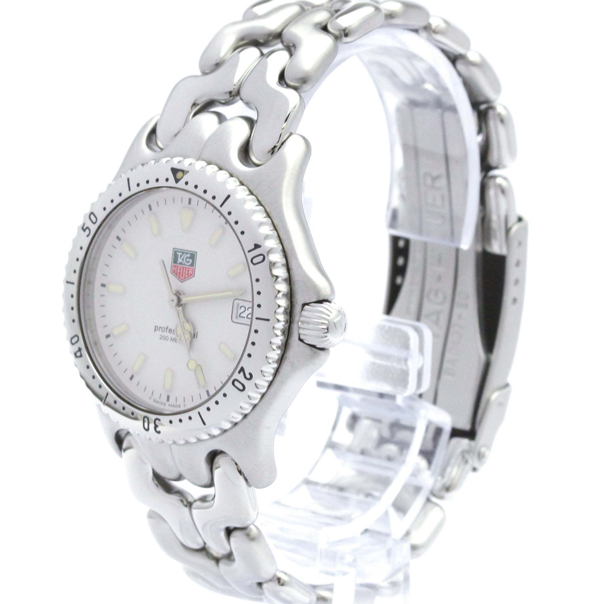 TAG HEUER Sel Professional 200M Steel Mid Size Watch WG1212 Polished