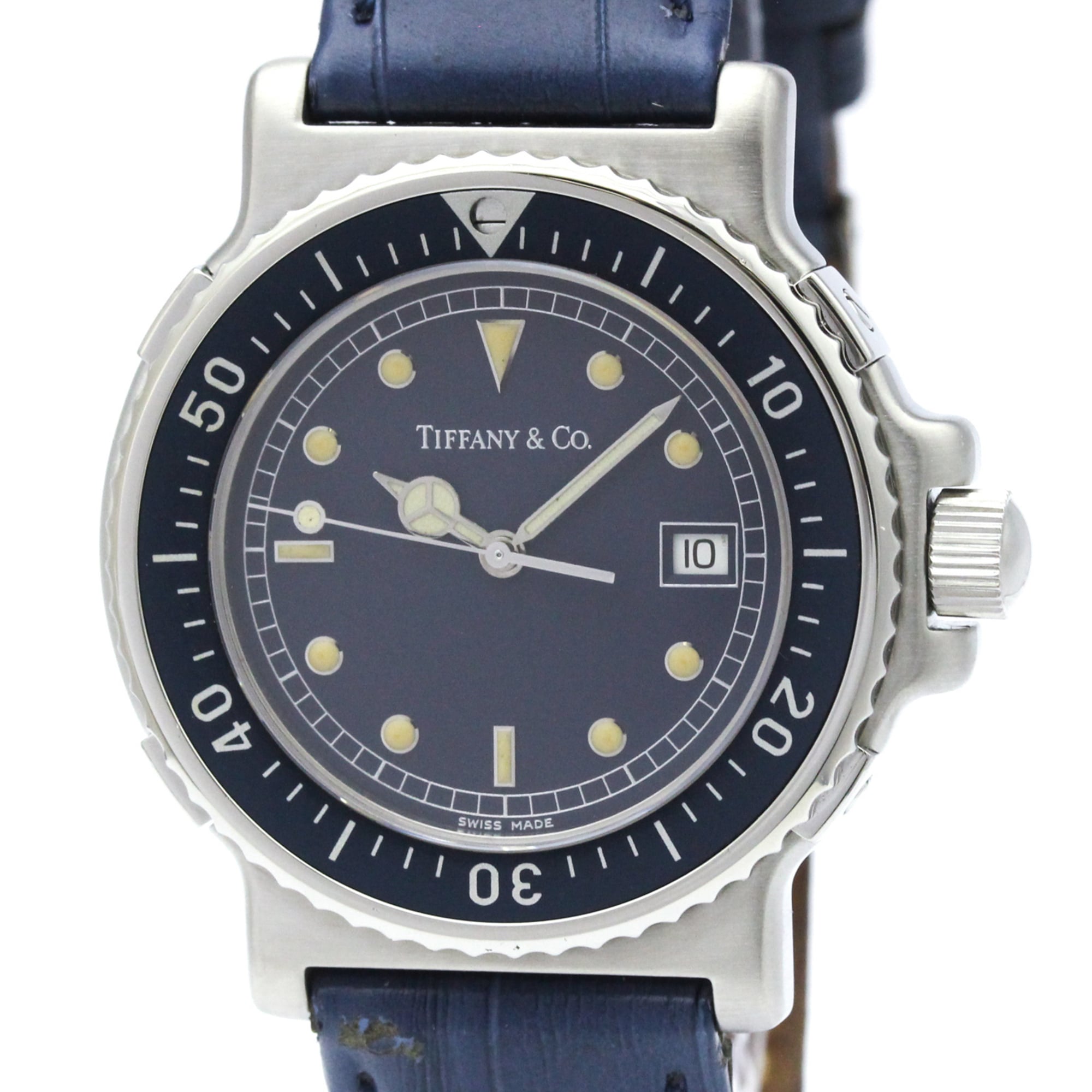 TIFFANY Diver Quartz Stainless Steel Quartz Mens M0710