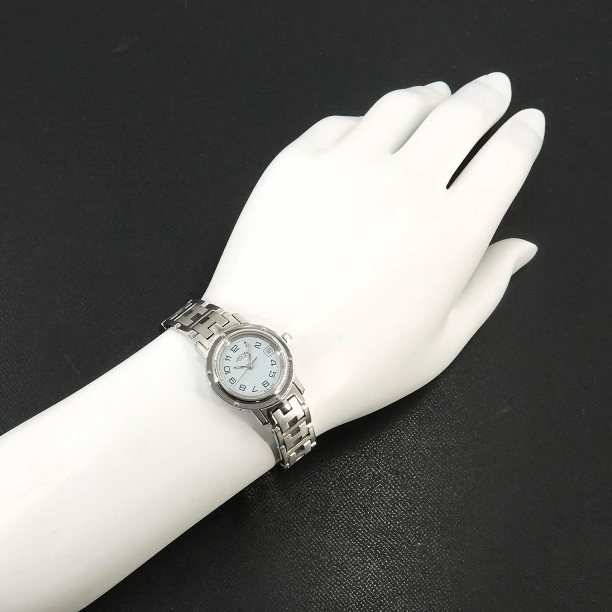 Hermes Clipper CL4.210 White Dial 24mm Watch