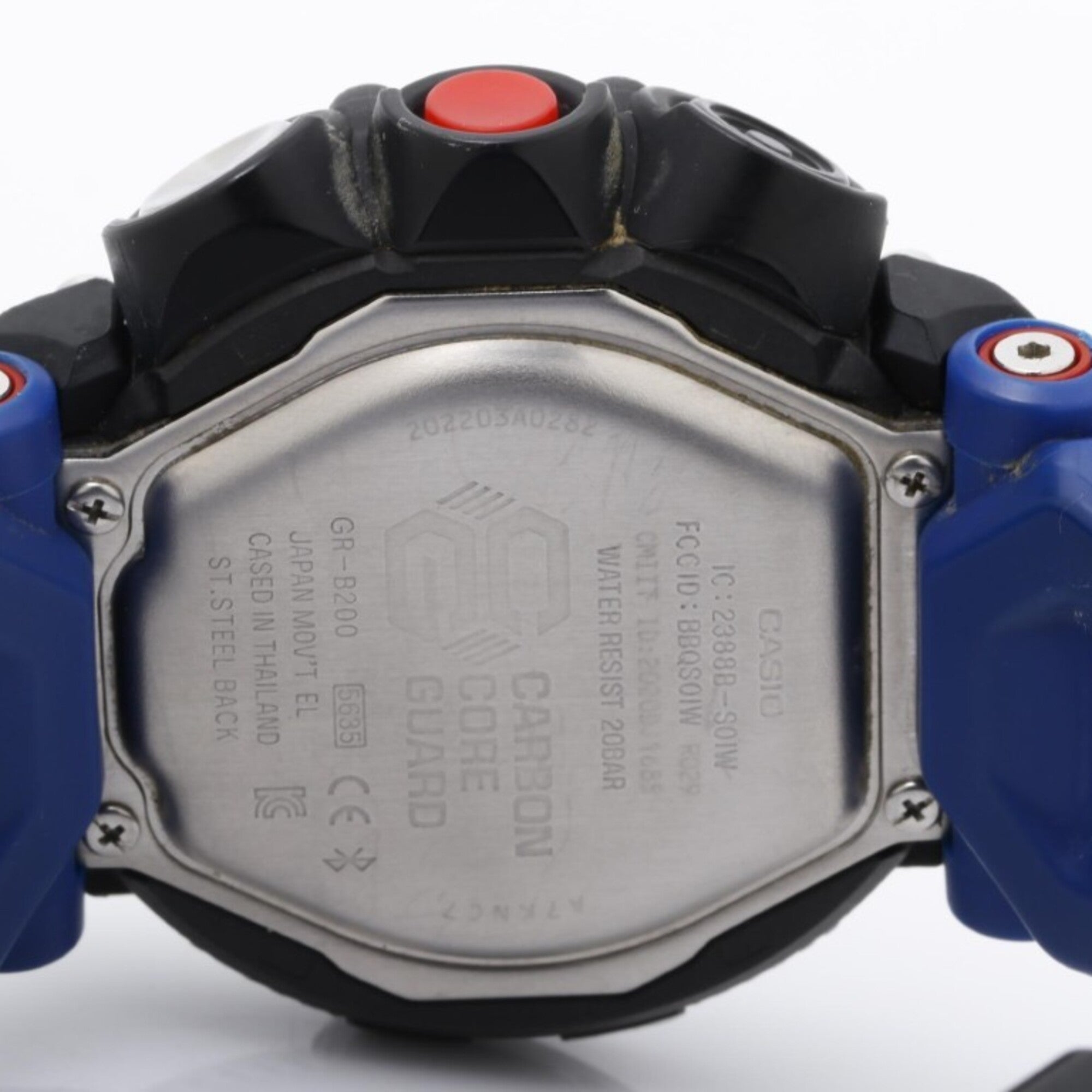 Casio G-SHOCK MASTER OF G - AIR GRAVITYMASTER GR-B200-1A2JF Noir Montre à cadran de 54 mm
