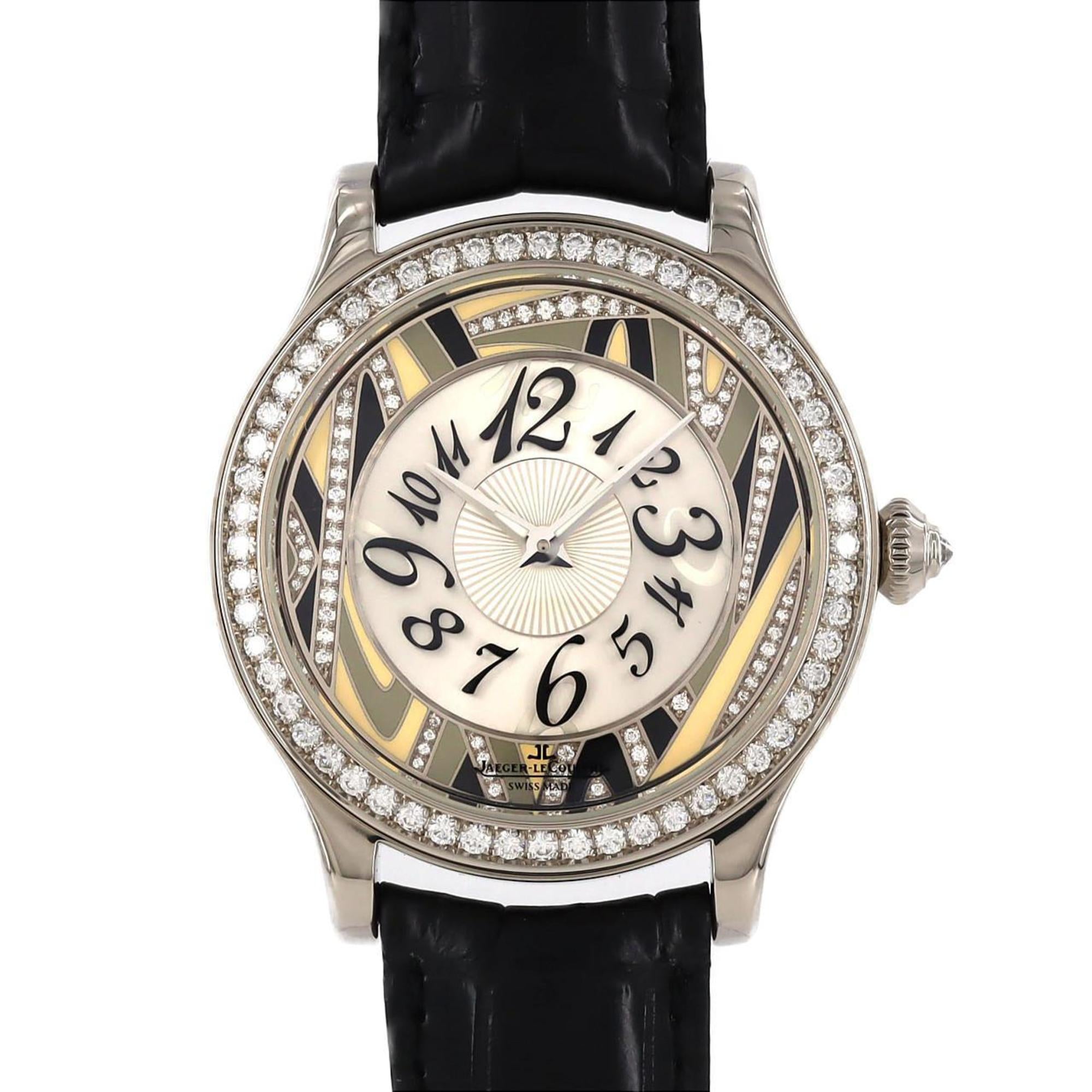 Jaeger-LeCoultre Master Control Twinkle Ring Diamond WG Dãƒ»D LTD 158.3.60.S Q1203491 Wristwatch Automatic