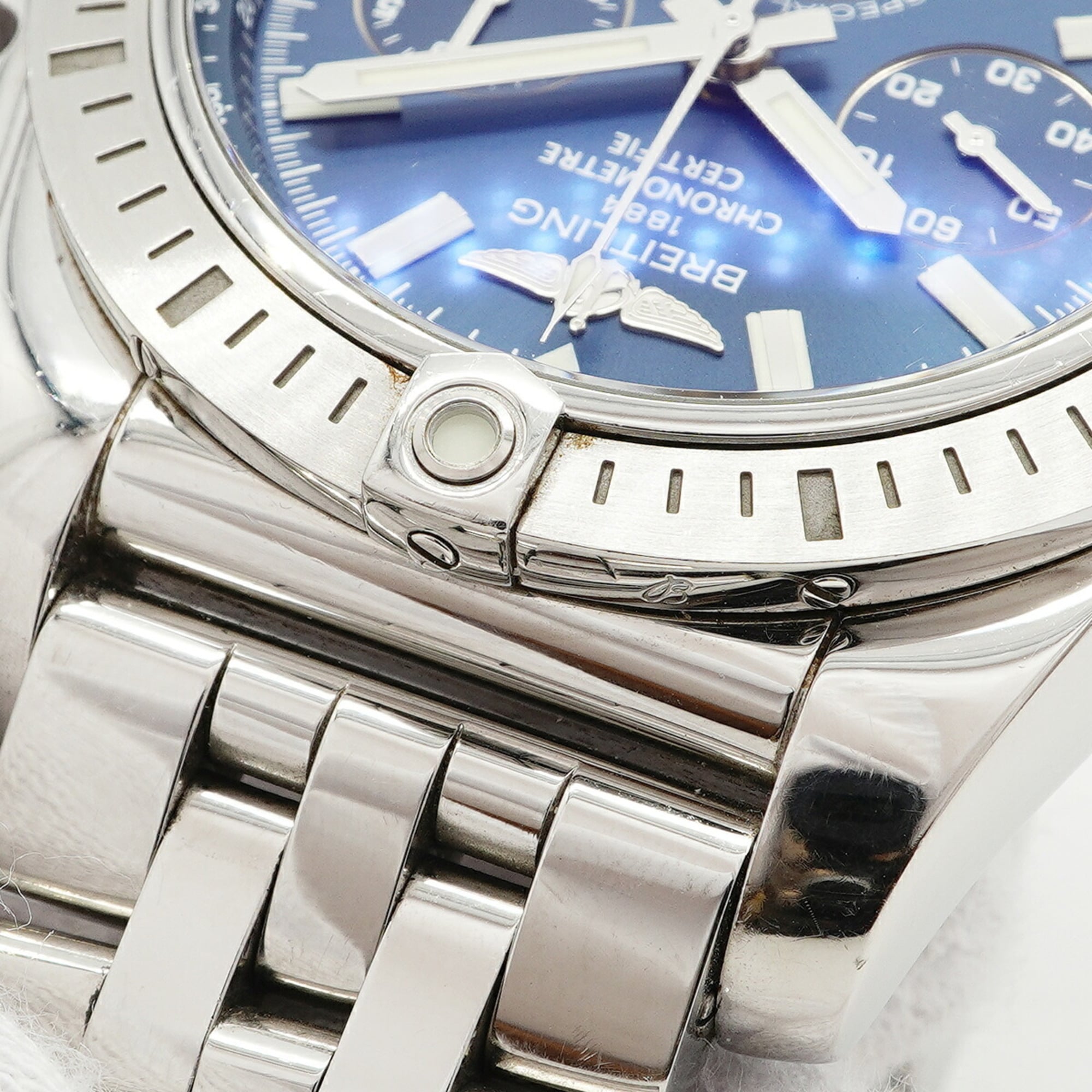 Breitling Chronomat 44 AB0115 Blue Dial