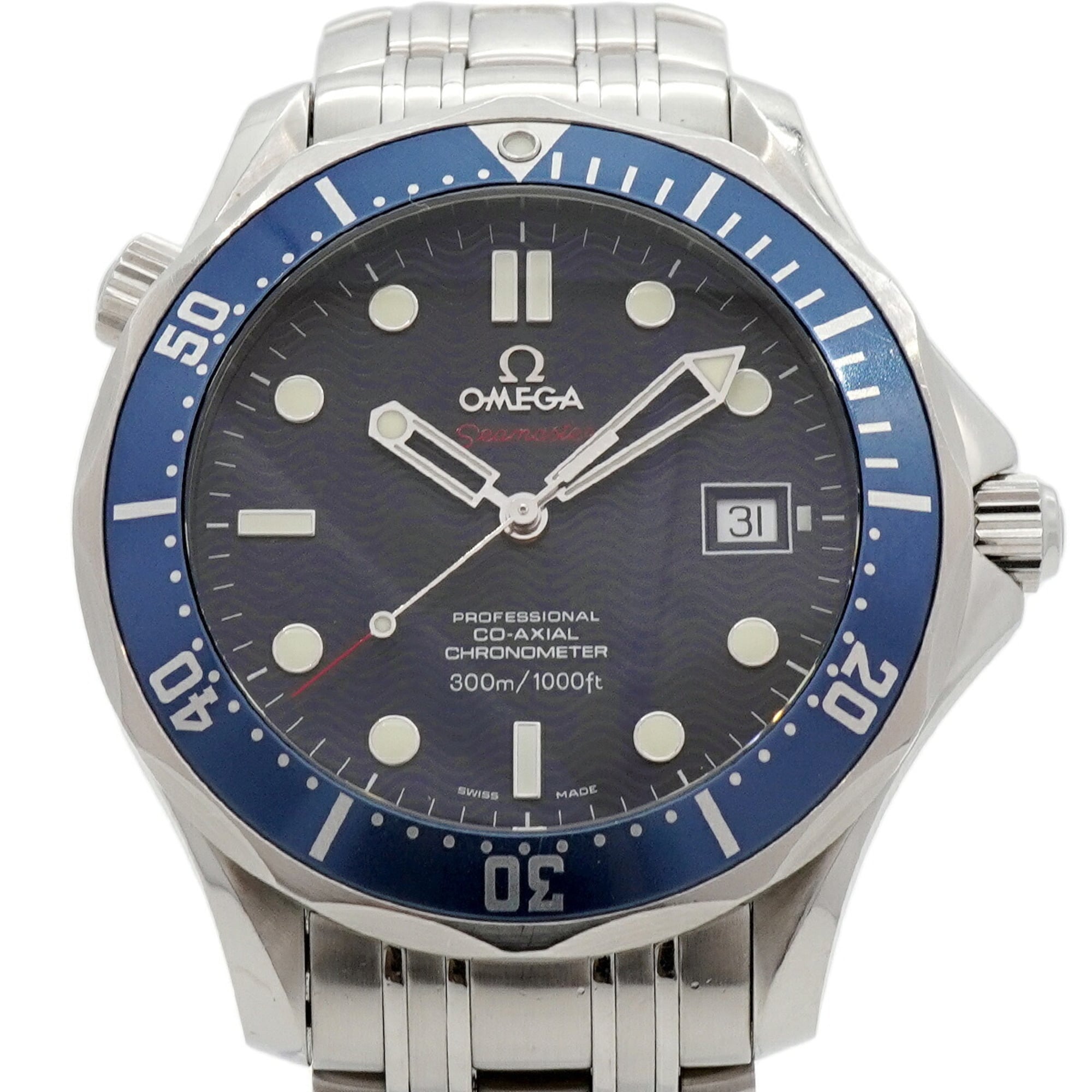 Omega Seamaster Diver 300 Co-Axial 2220.8 Navy Dial 41mm Watch