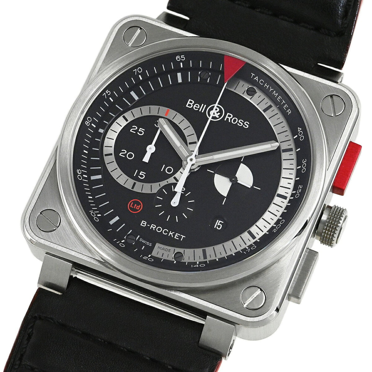 Bell & Ross BR 01-94 B-ROCKET BR0194-B-ROCKET/SCA Black, Silver Dial 46mm Watch