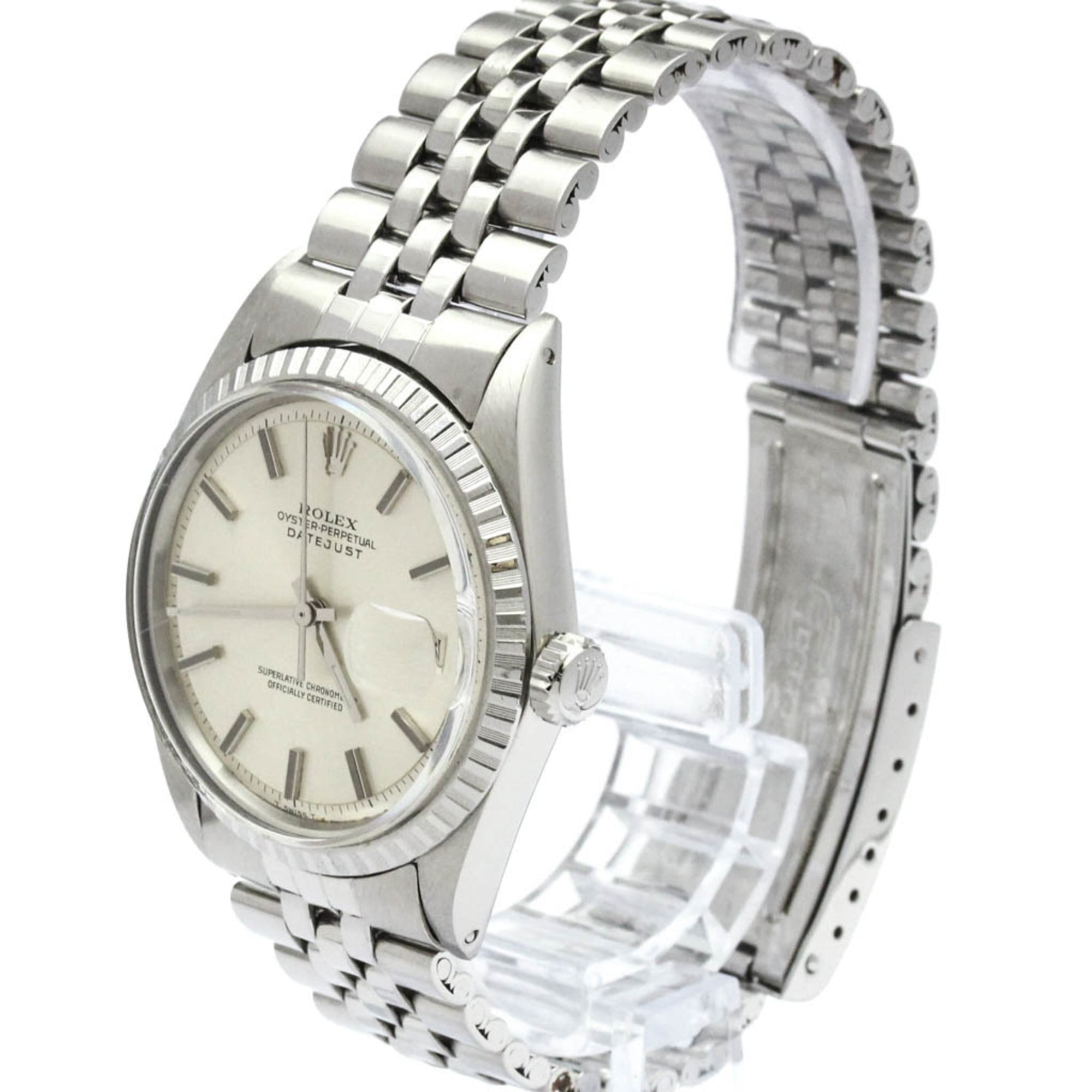 ROLEX Datejust 1603 Stainless Steel Automatic Mens Watch Vintage