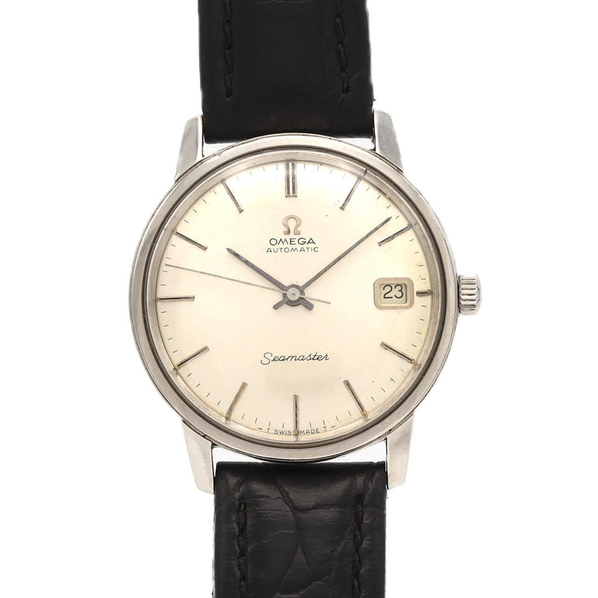 Omega Seamaster Silver Dial 34mm Watch