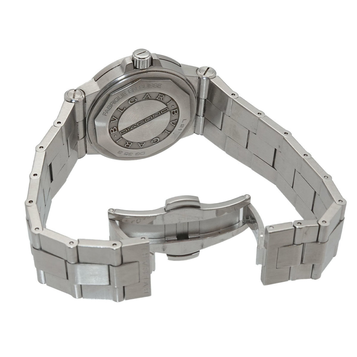 Bvlgari Diagono DG35S Black Dial 36mm Watch
