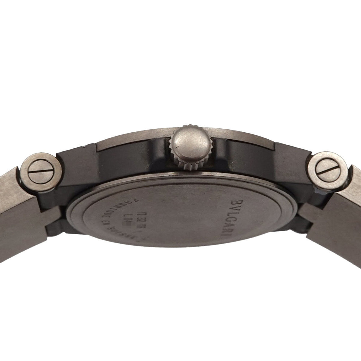 Bvlgari Diagono Titanium TI32TA horloge met zwarte wijzerplaat, 32 mm
