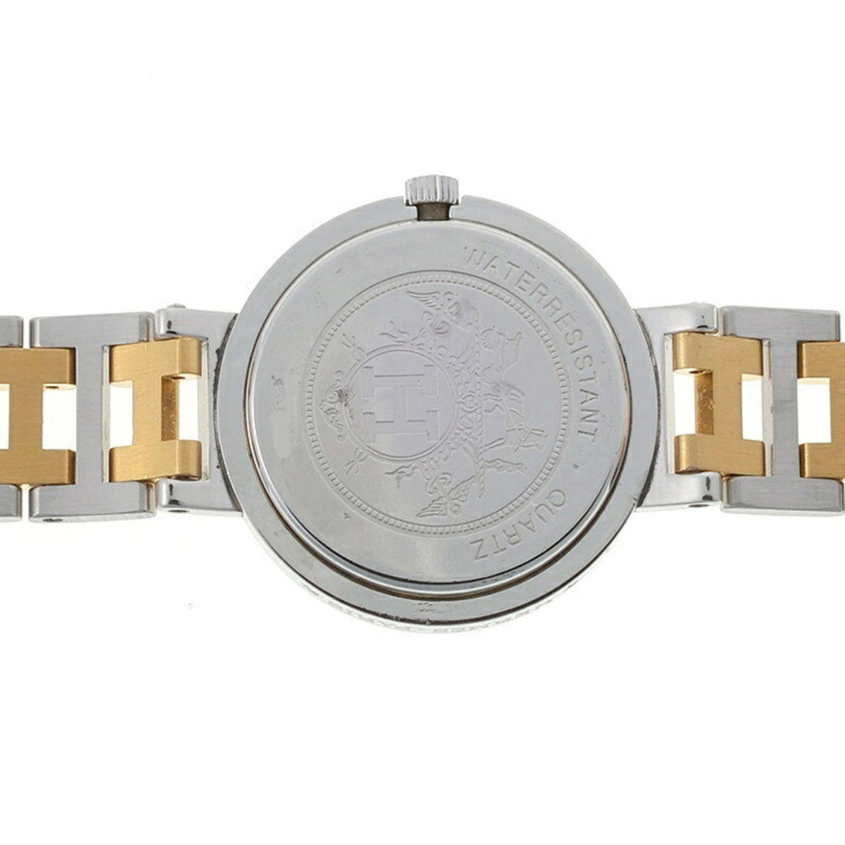 Hermes Clipper Weiß Zifferblatt 30 mm Uhr