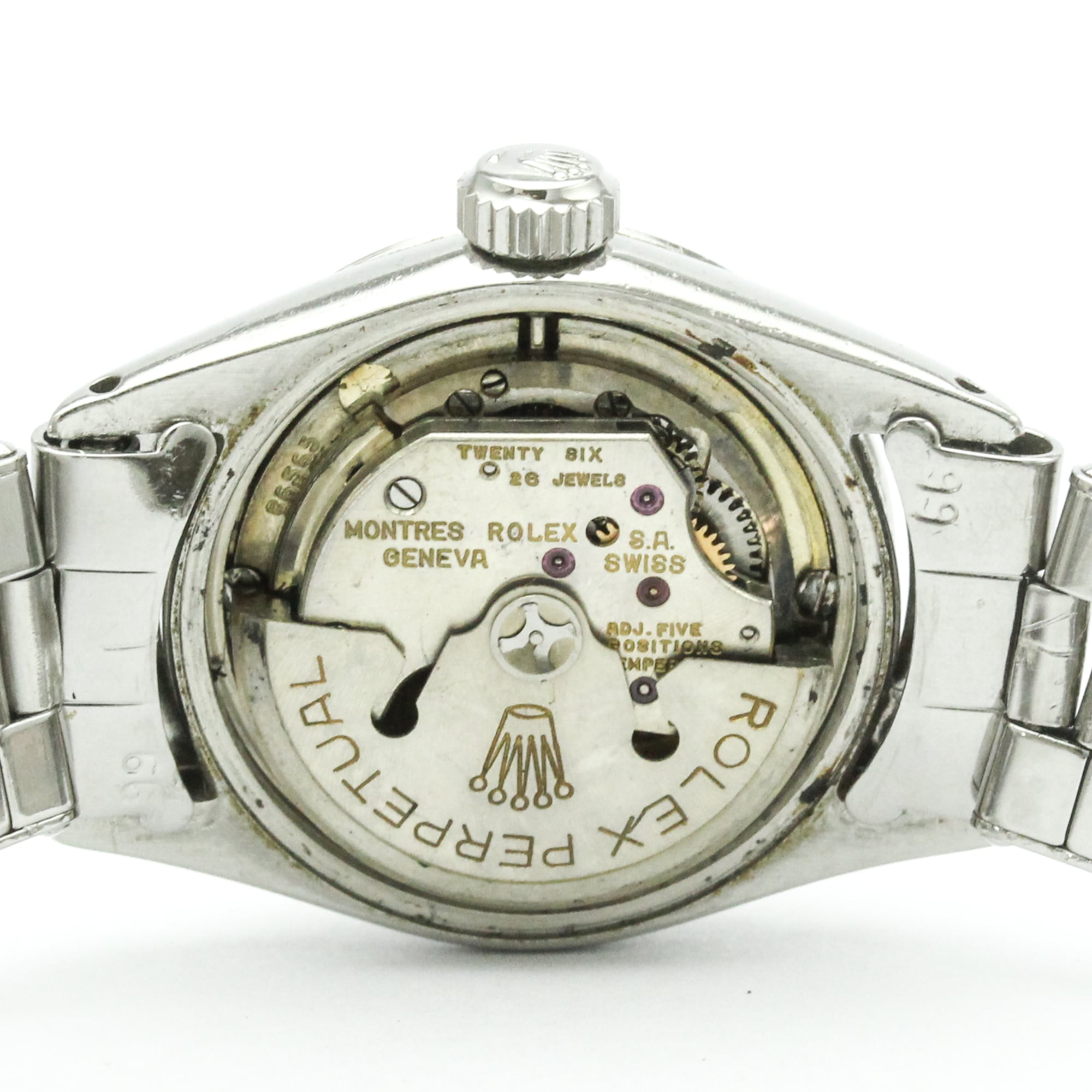 Rolex Oyster 6516 Silver Dial Stainless steel 25mm Watch
