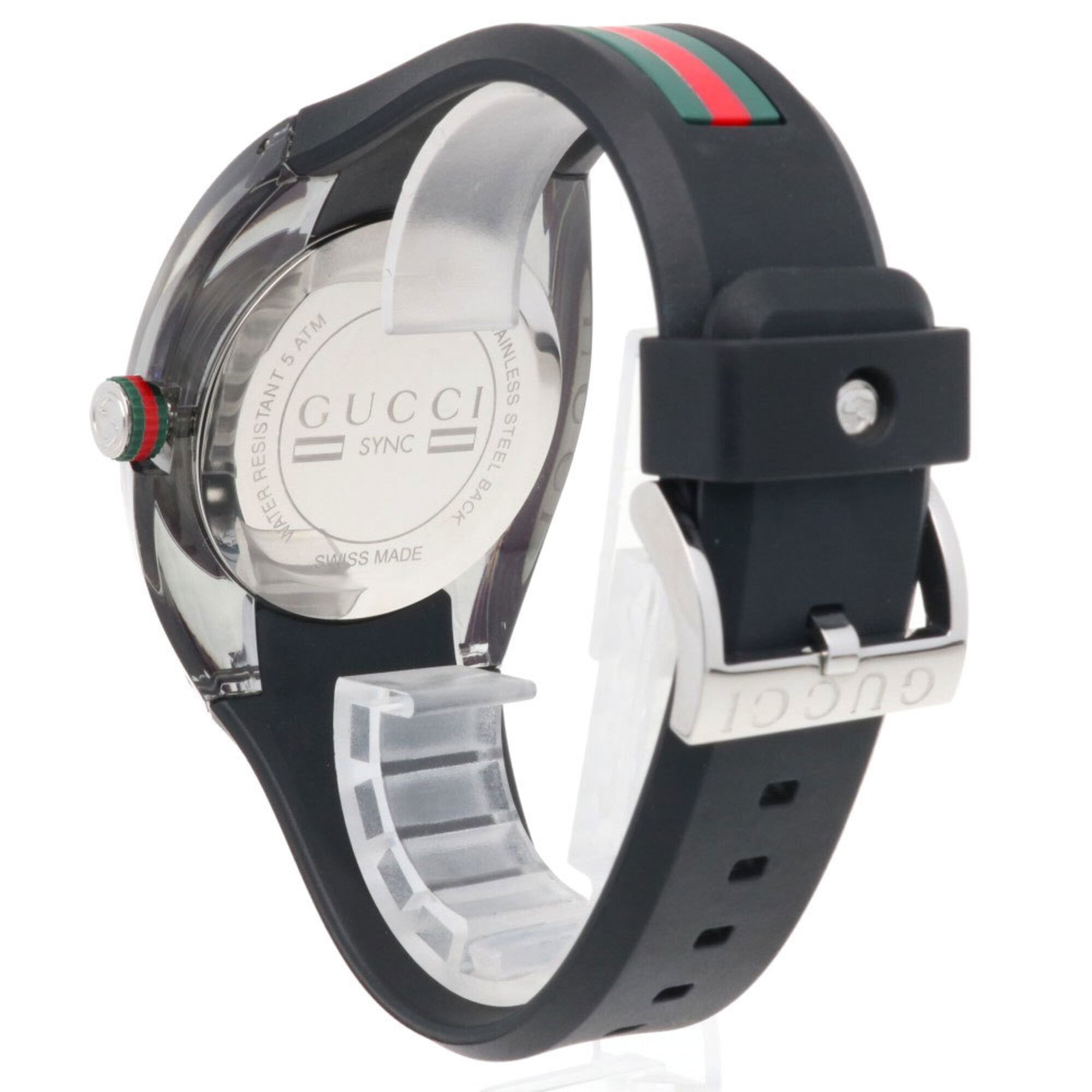 Gucci watch, stainless steel, quartz, men's, model YA137116 (137.1).