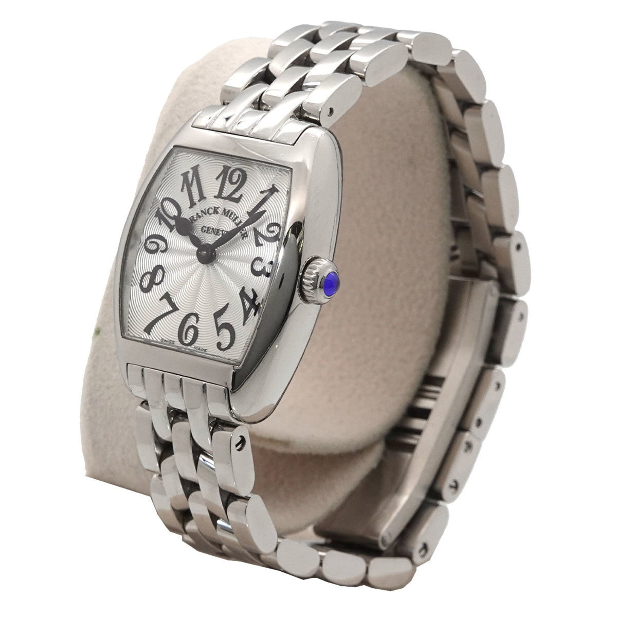 Franck Muller Tonneau Carbex Intermedia 2252QZ Silver Dial 22mm Watch