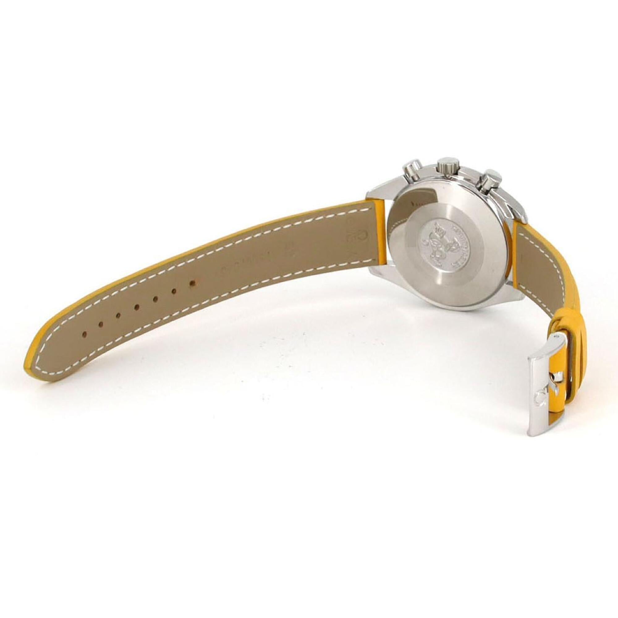 Omega Speedmaster Racing 3810.12.40 Yellow Dial 39mm Watch