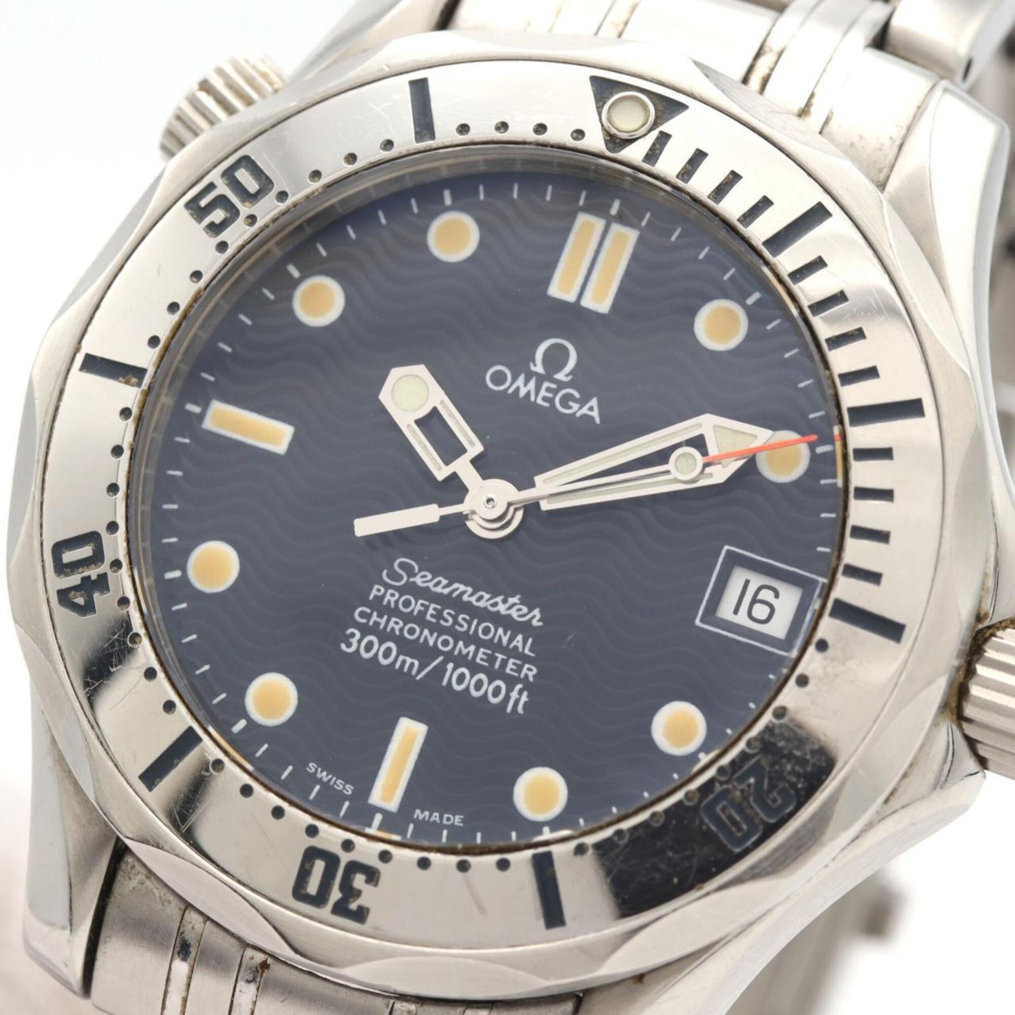 Omega Seamaster Professional 2552.8 Blue Dial 36mm Watch