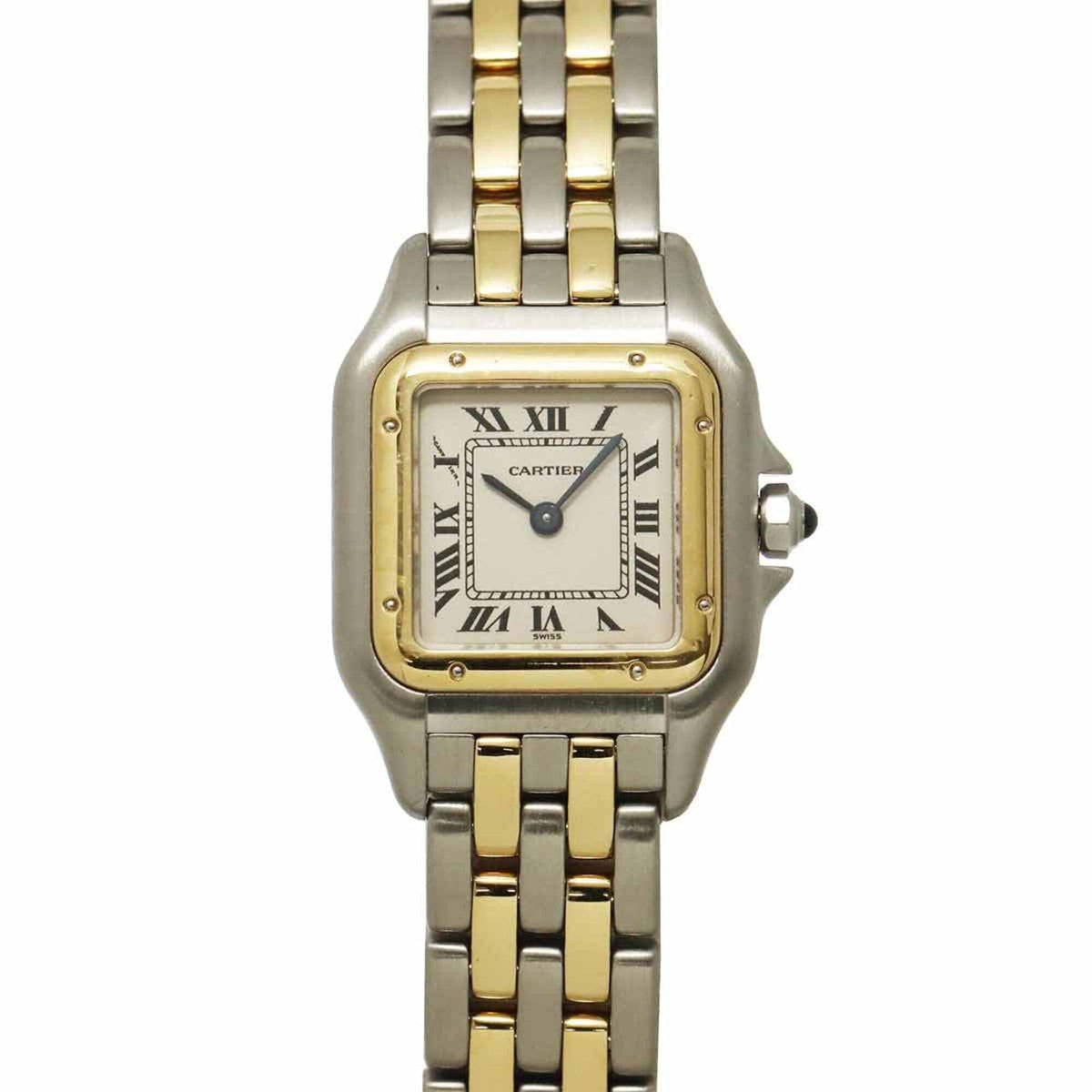 Cartier Panthère SM 2-reihig W25029B6 Elfenbein Zifferblatt 22 mm Uhr