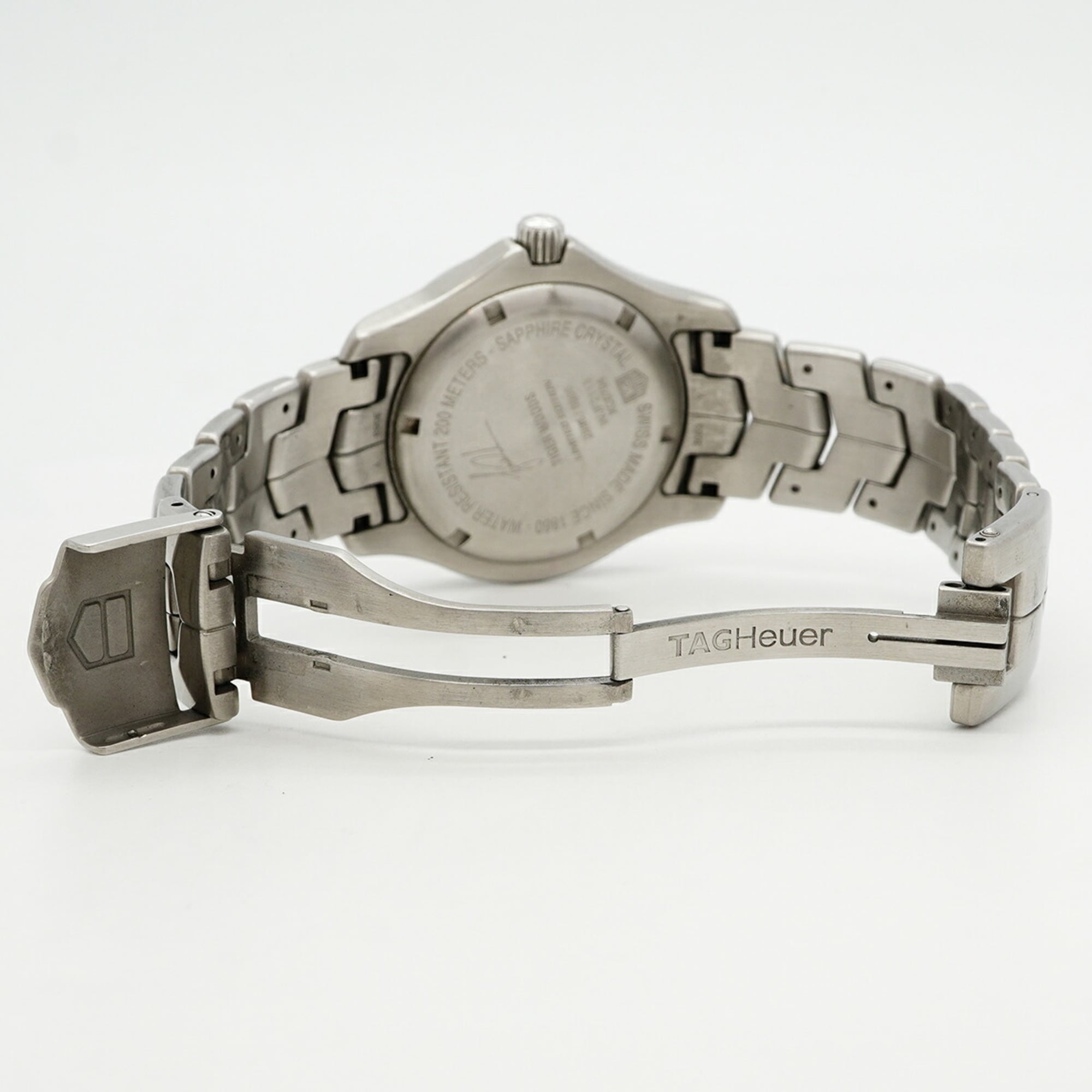 TAG Heuer Link Tiger Woods Limitierte Auflage (5.500 Exemplare) WJF2113 Herrenuhr grauem Zifferblatt
