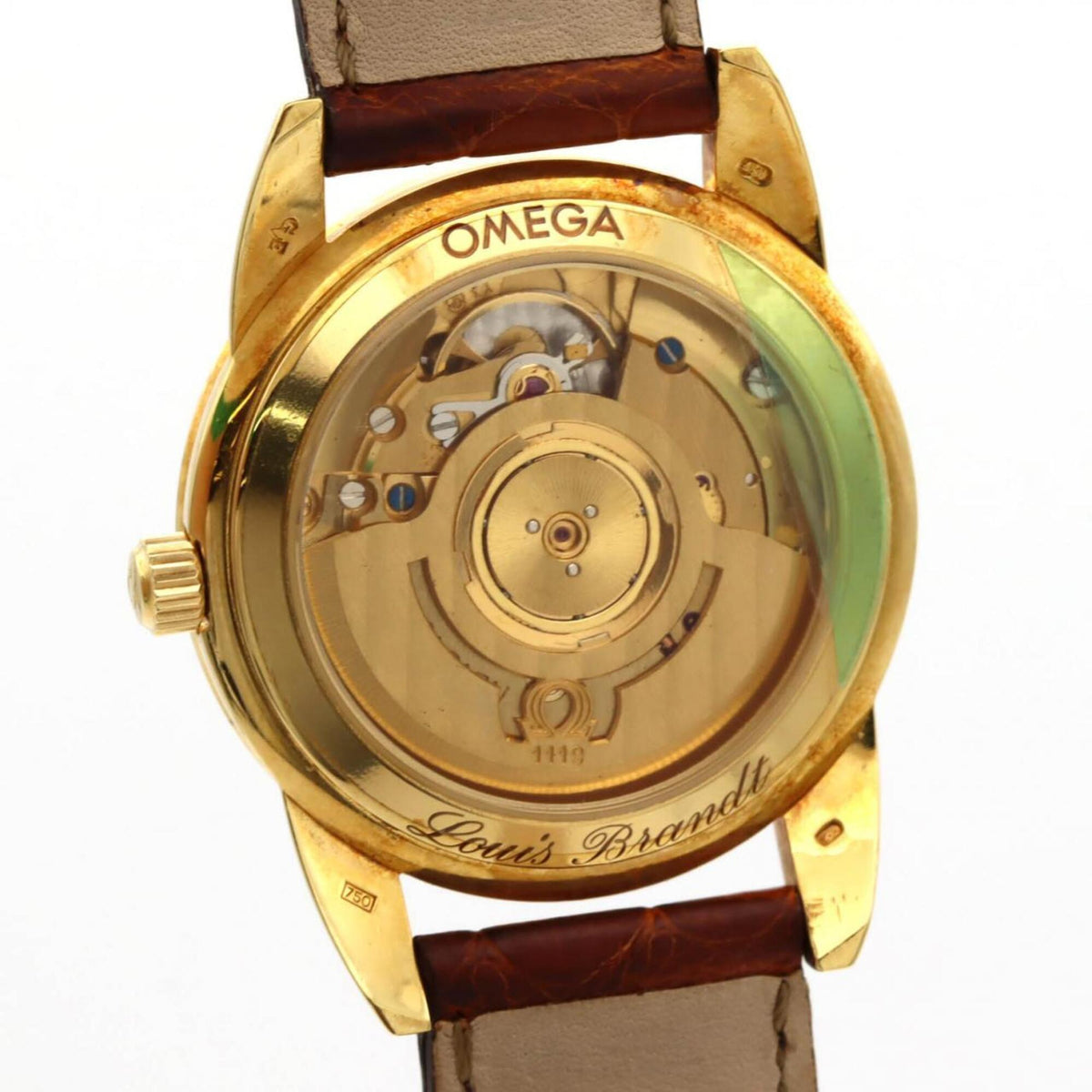 Omega Louis Brandt 5311 horloge met zilveren wijzerplaat, 34 mm
