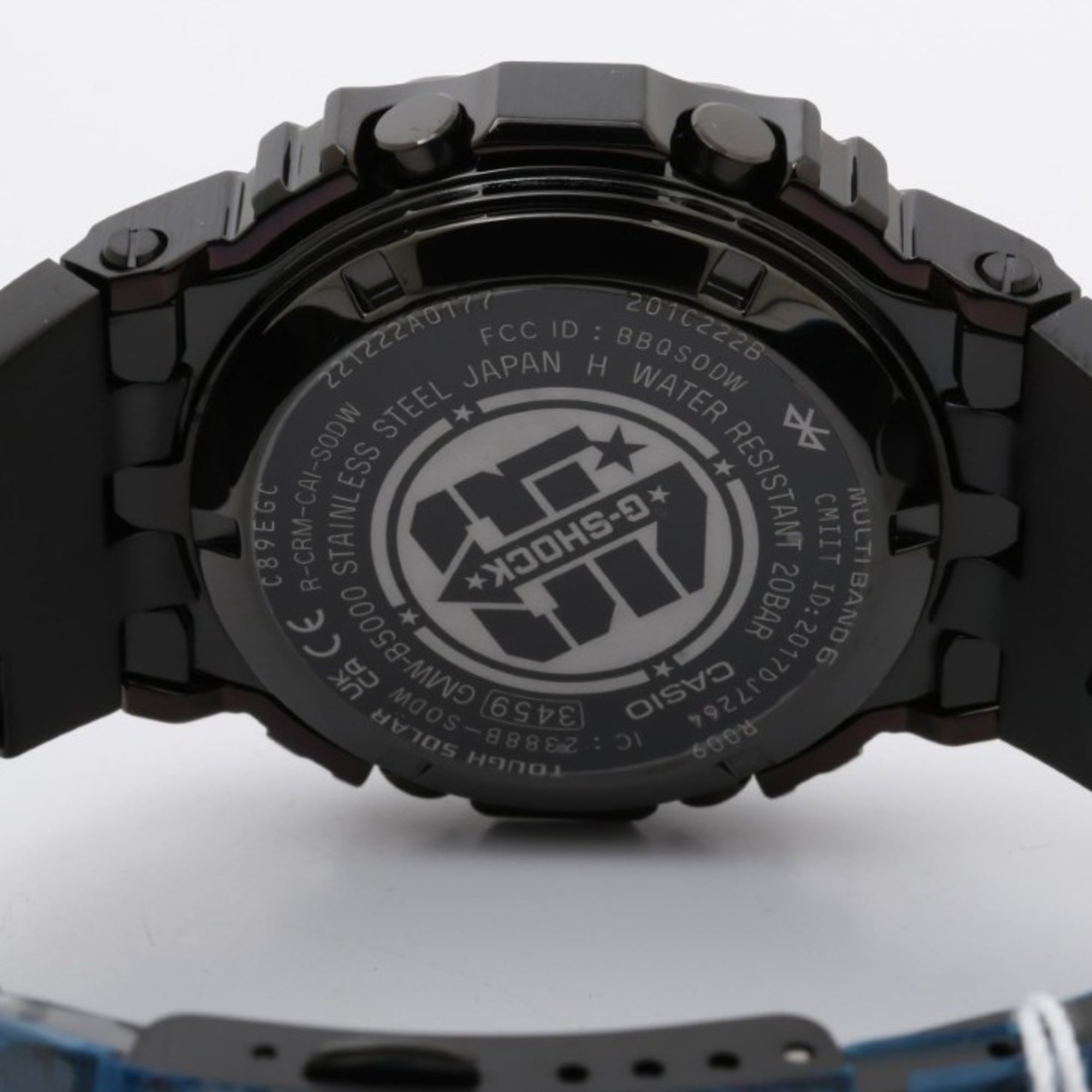 Montre Casio G-SHOCK 40e anniversaire x ERIC HAZE FULL METAL SÉRIE 5000 GMW-B5000EH-1JR Noir Cadran 43 mm