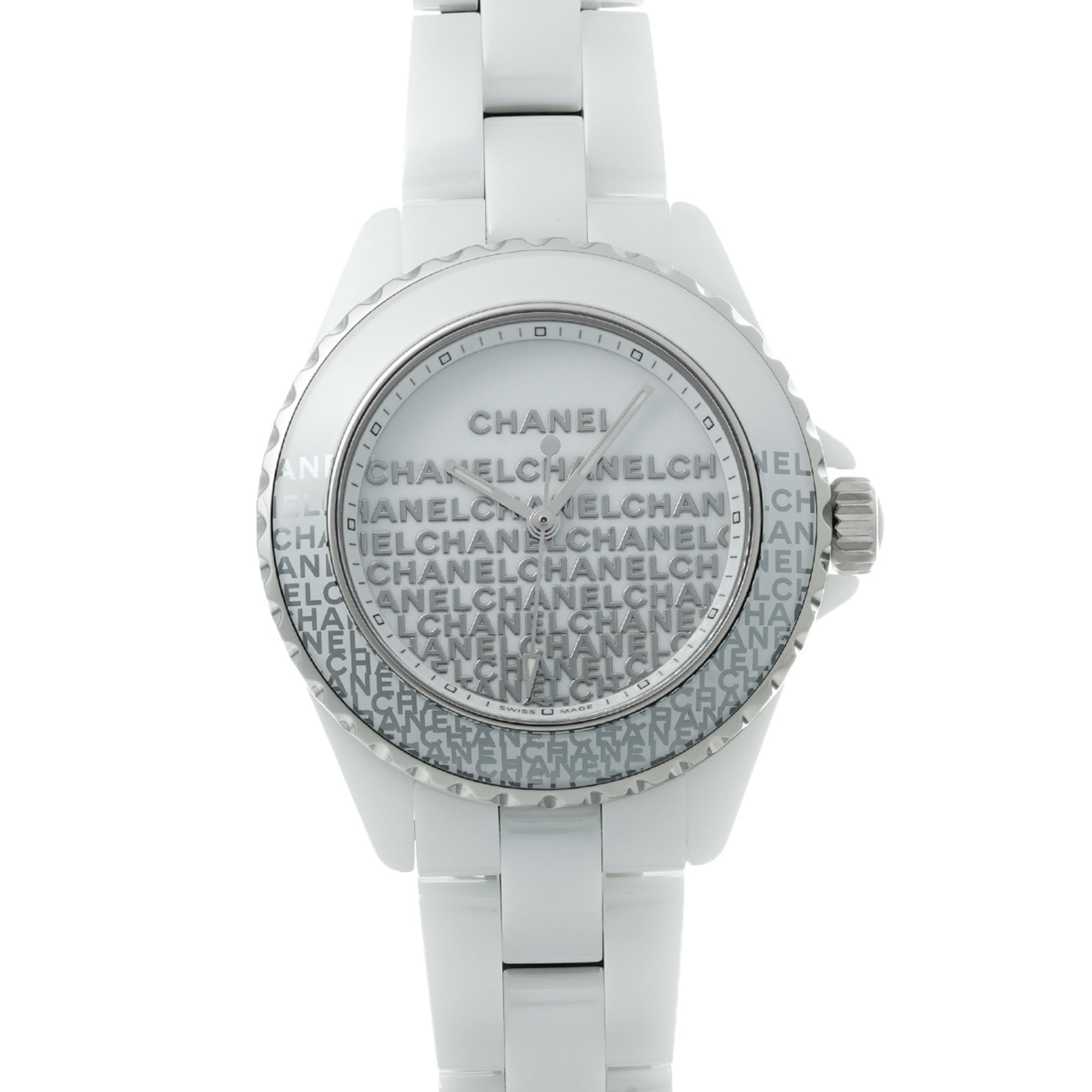 Chanel J12 Wanted de 33MM H7419 White Lacquer Women's Quartz Watch Used Ginzo
