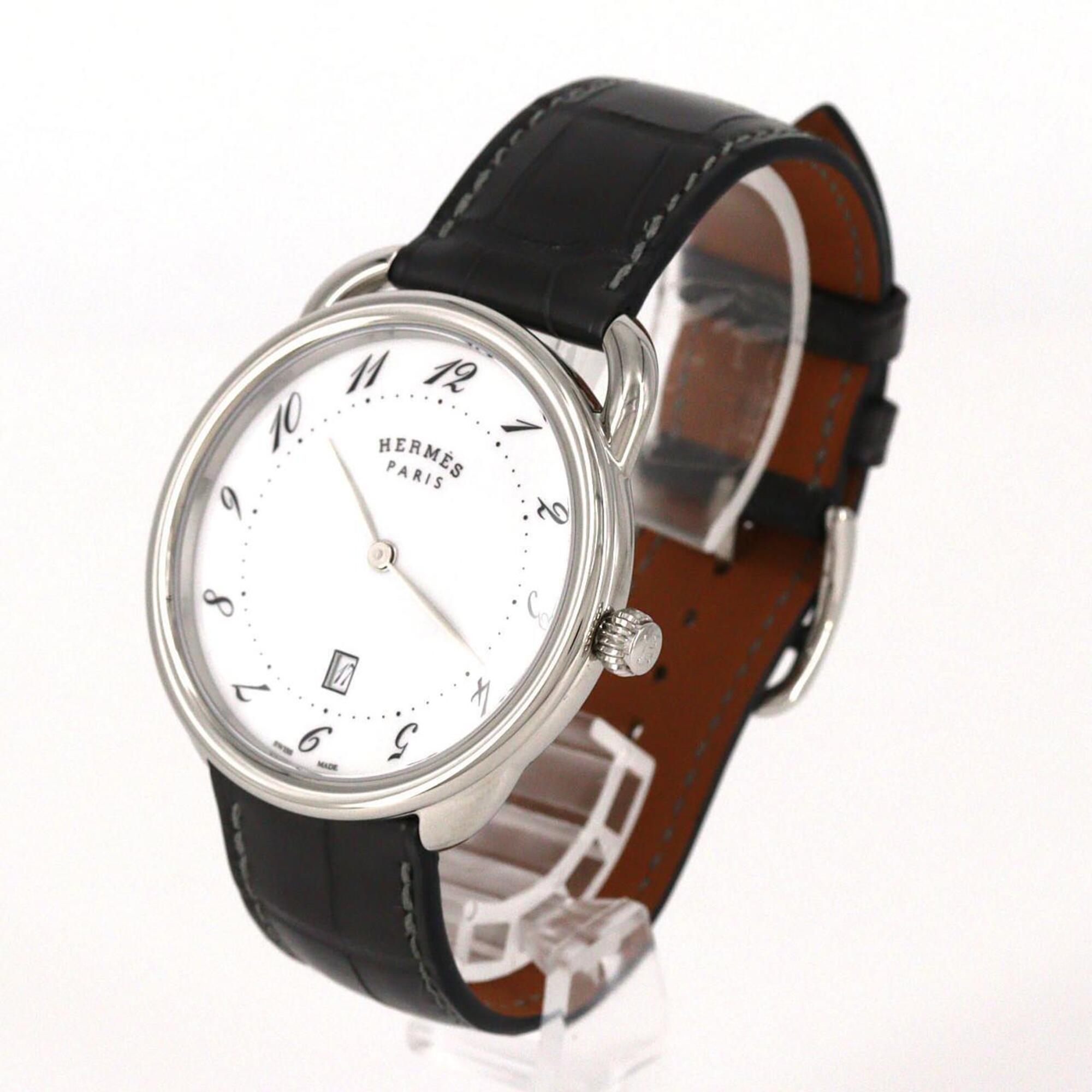 Hermès Arceau AR7Q.810 Blanc Cadran 40mm Montre