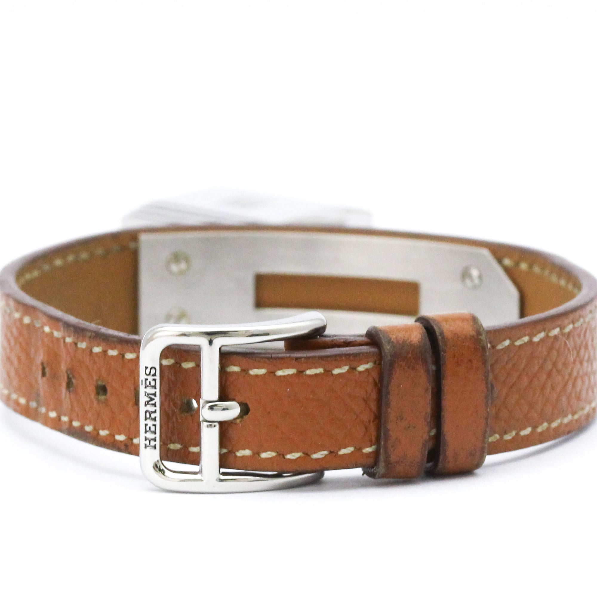 HERMES Kelly Stainless Steel Leather Quartz Ladies Watch KE1.210