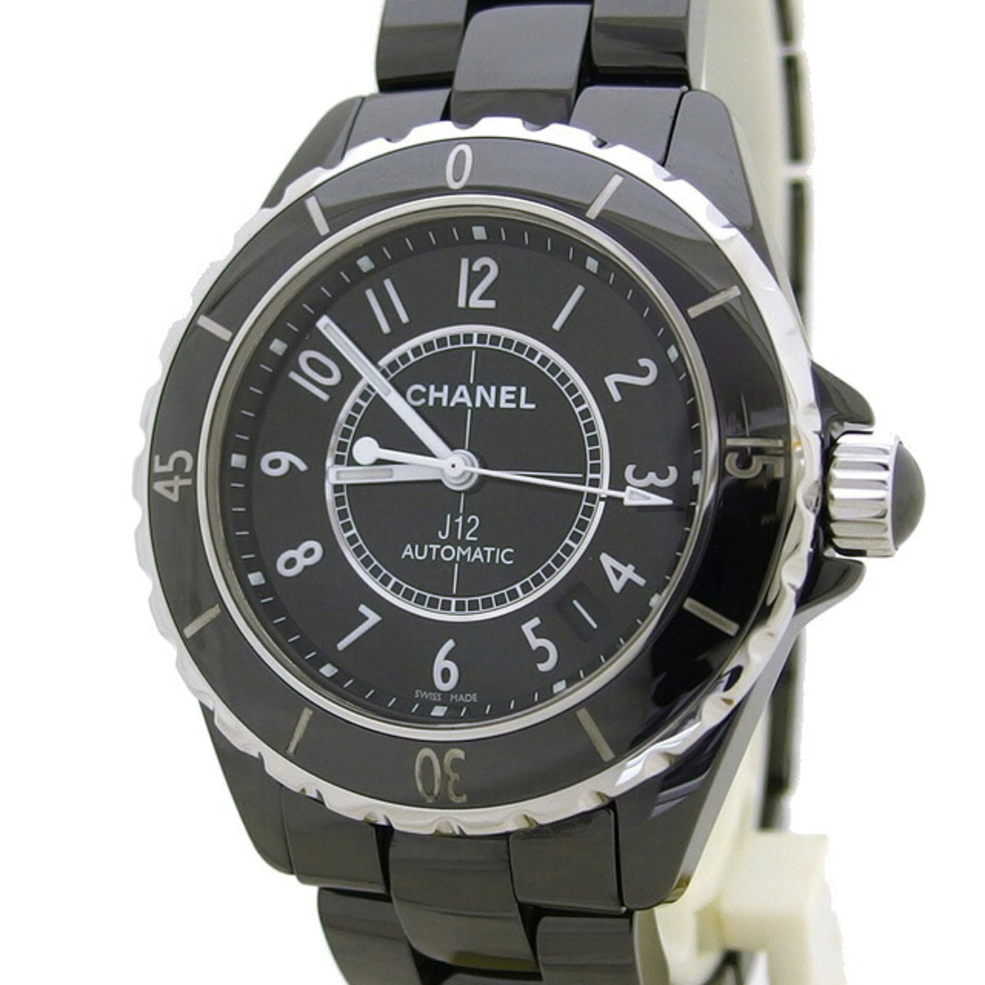 Chanel J12 H0685 Black Dial 38mm Watch