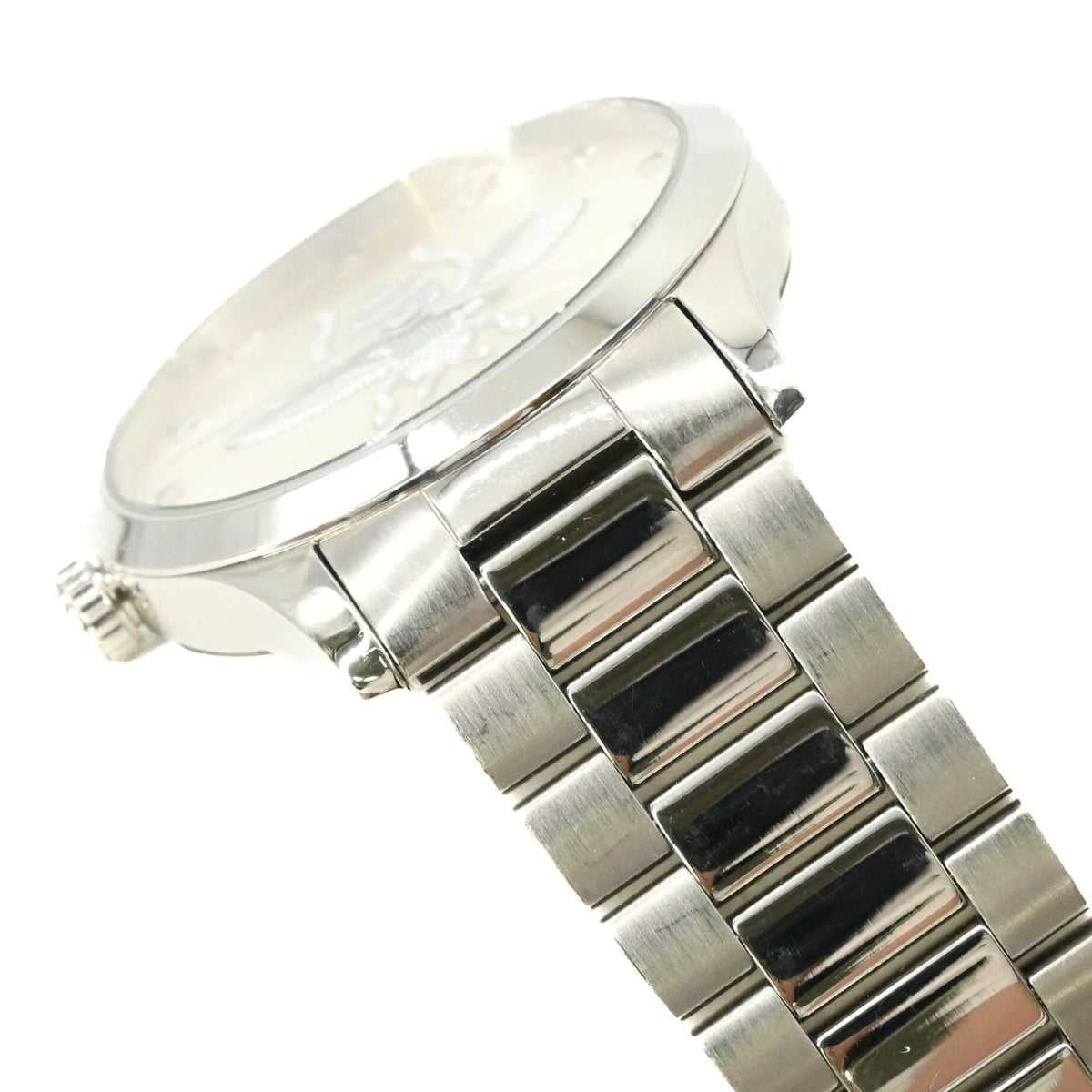 Gucci G-Timeless Bee 126.4 Silber Zifferblatt 38 mm Uhr