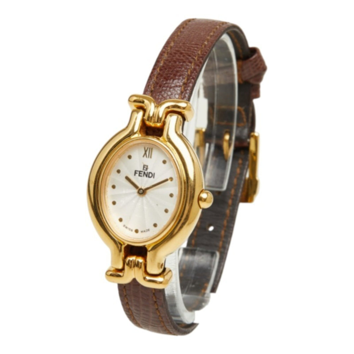 Montre Fendi Chameleon 640L Blanc avec cadran de 24 mm