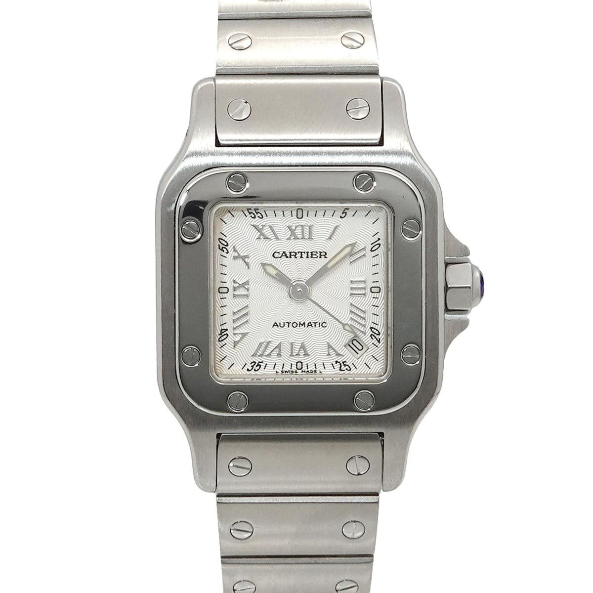 Cartier Santos Galbee SM W20044D6 Silver Dial 24mm Watch