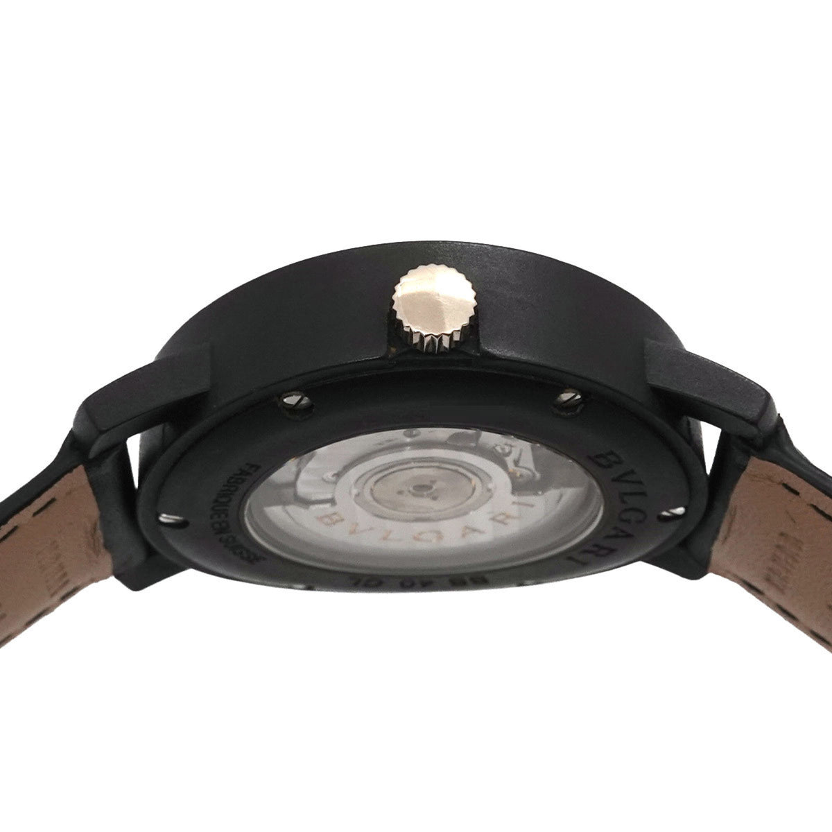 Bvlgari Carbon Gold BB40CL met zwarte wijzerplaat 40mm Horloge