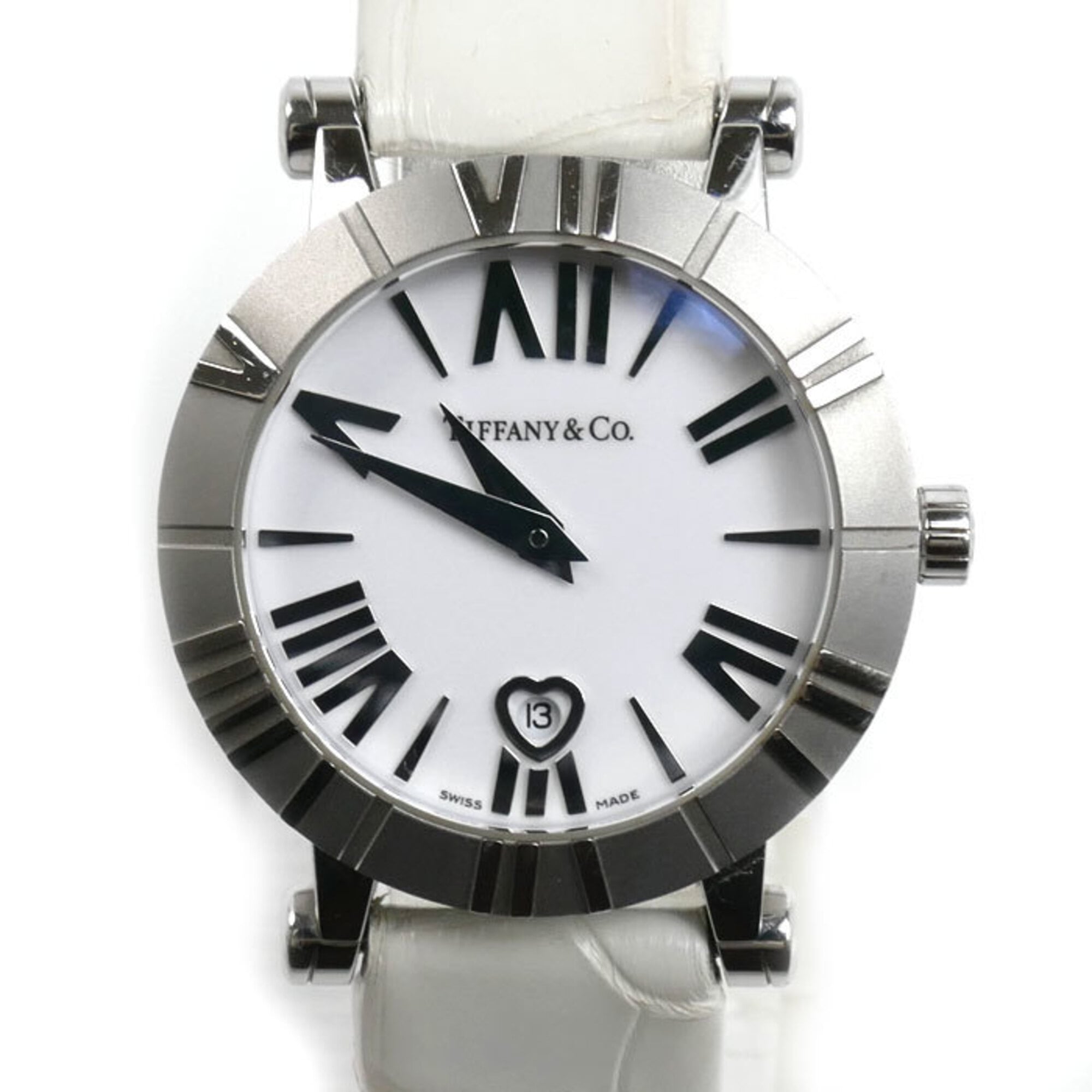 Tiffany Atlas Z1300.11.11.A20A71A White Dial 30mm Watch