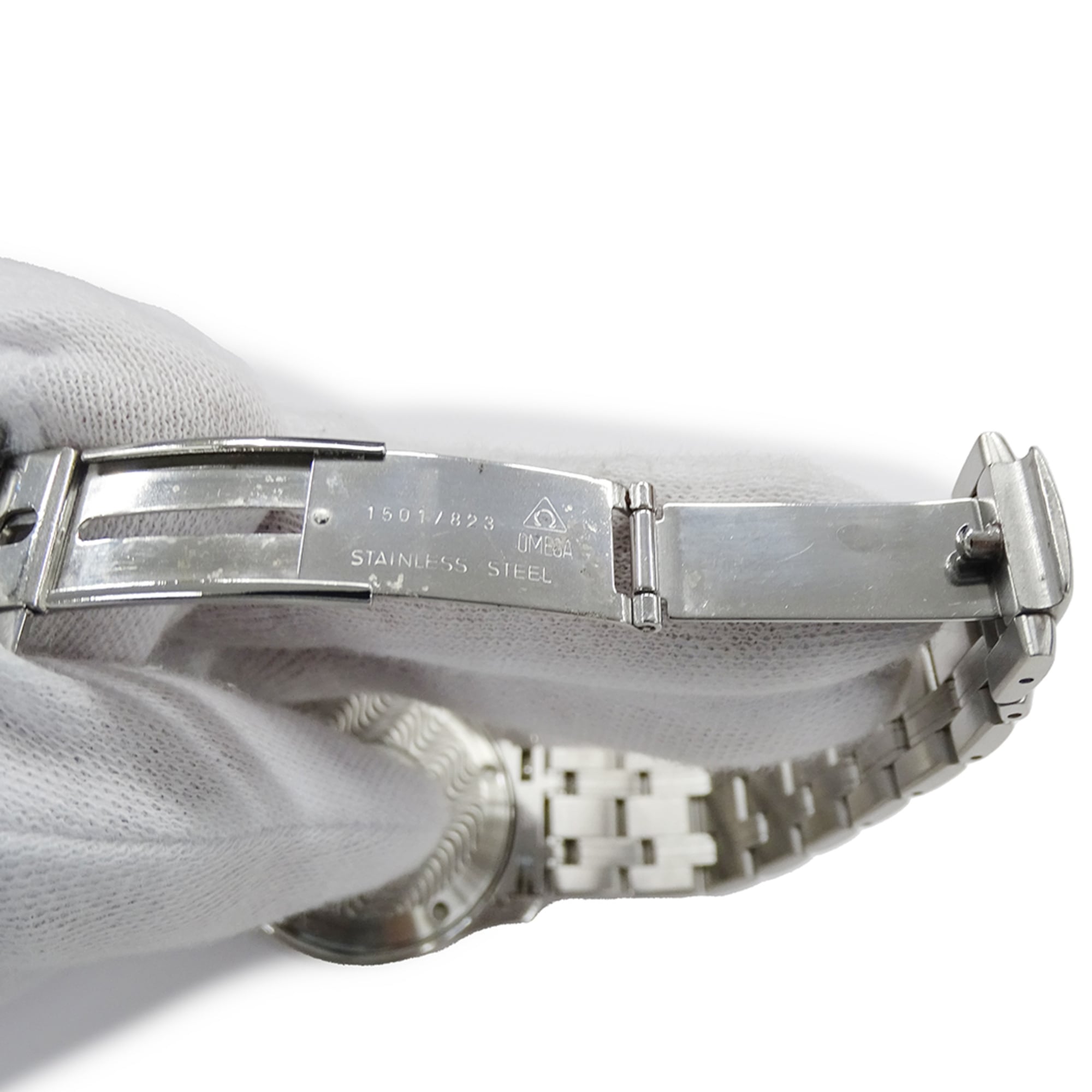 Omega Seamaster 2511.81 Brand Name 120m Water Resistant Date Quartz Movement Stainless Steel (SS) Silver & Blue
