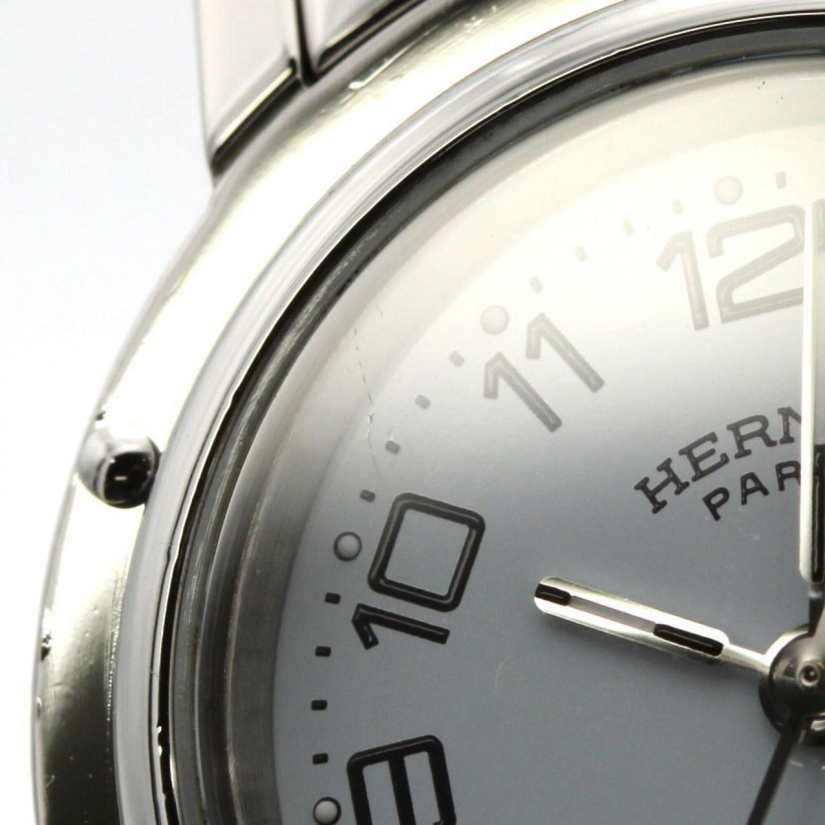 Hermes Clipper CL4.210 White Dial 24mm Watch