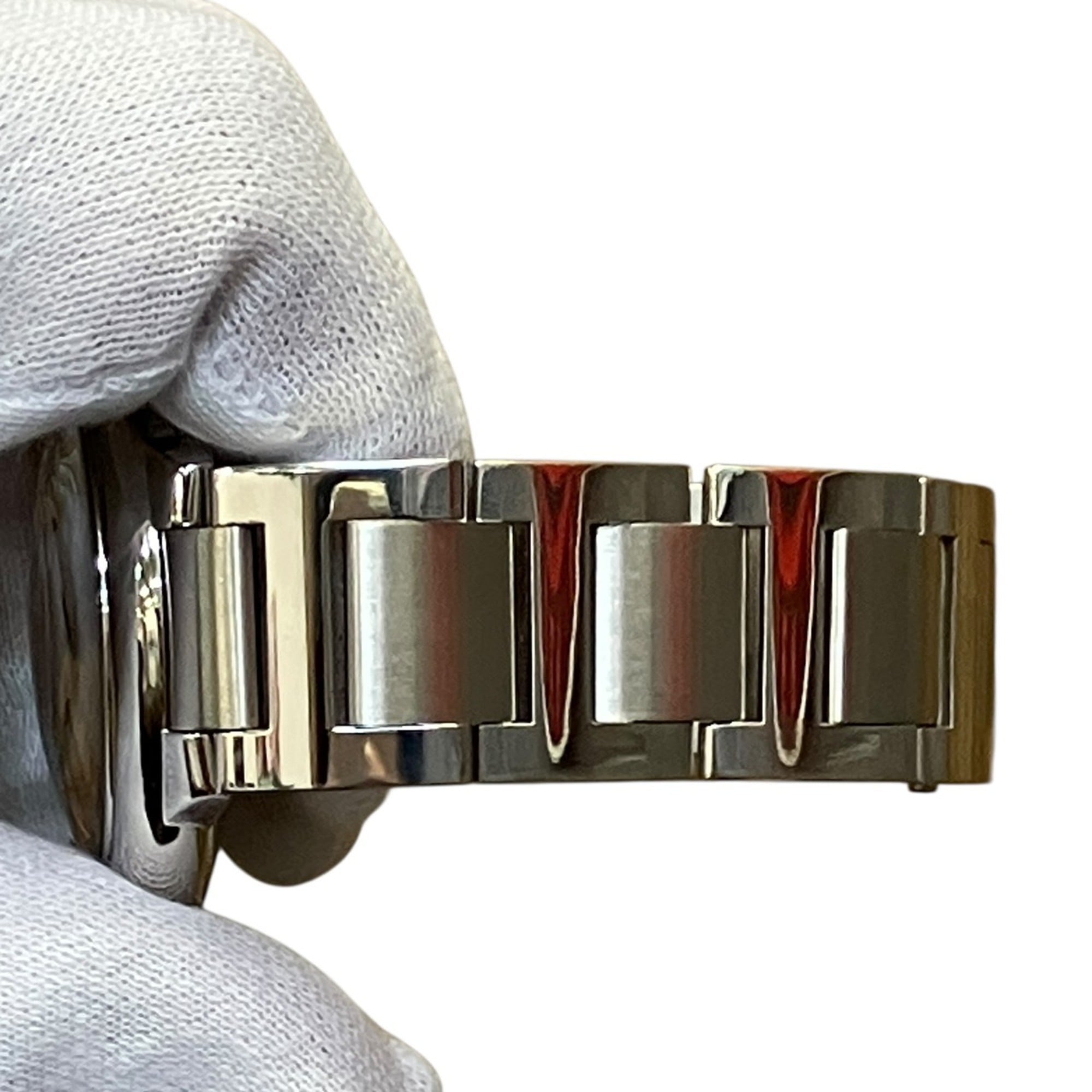 Cartier Ballon Bleu de Automatikuhr, Edelstahl, Silber Zifferblatt, WSBB0049