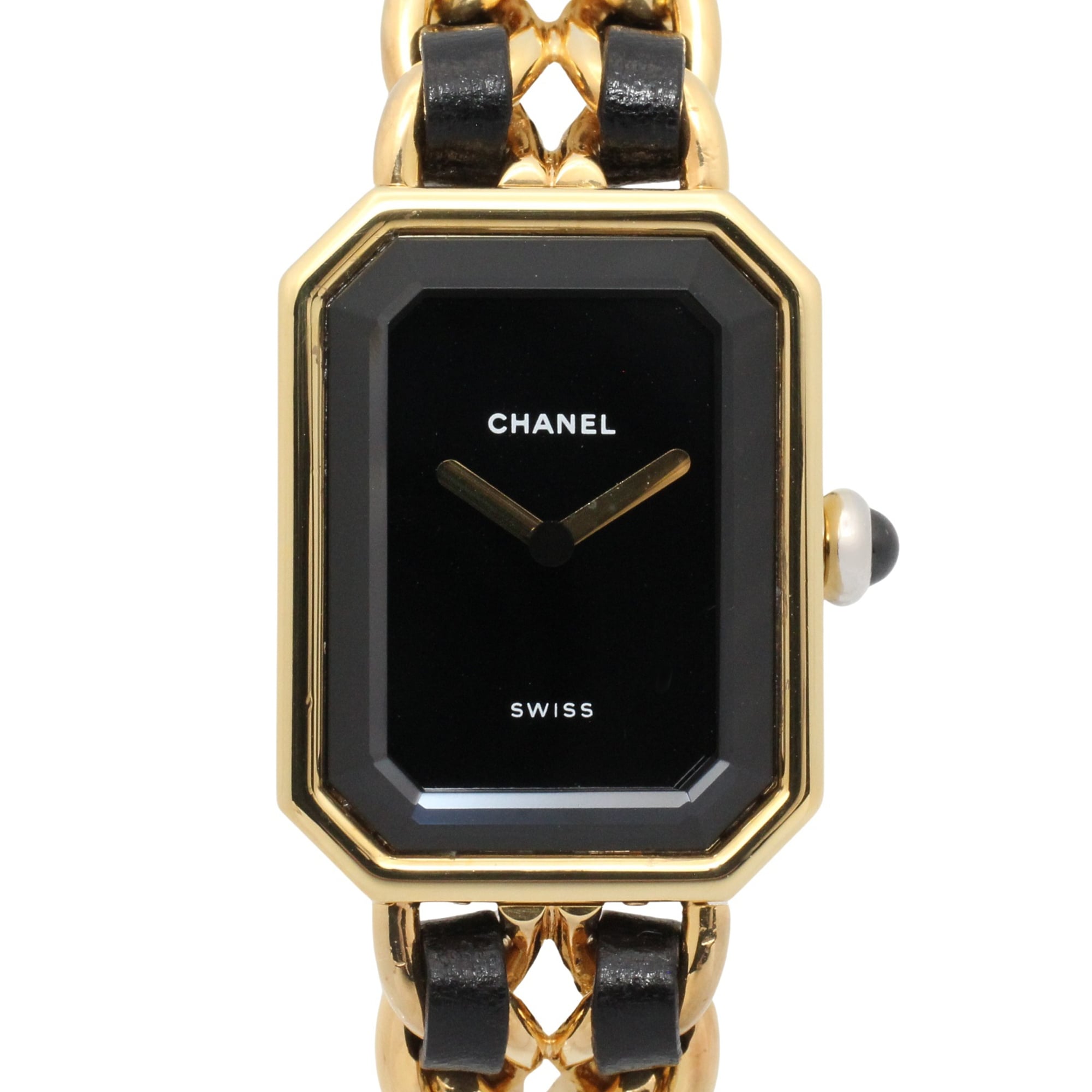 Chanel CHANEL Première S H0001 Black Dial 20mm Watch
