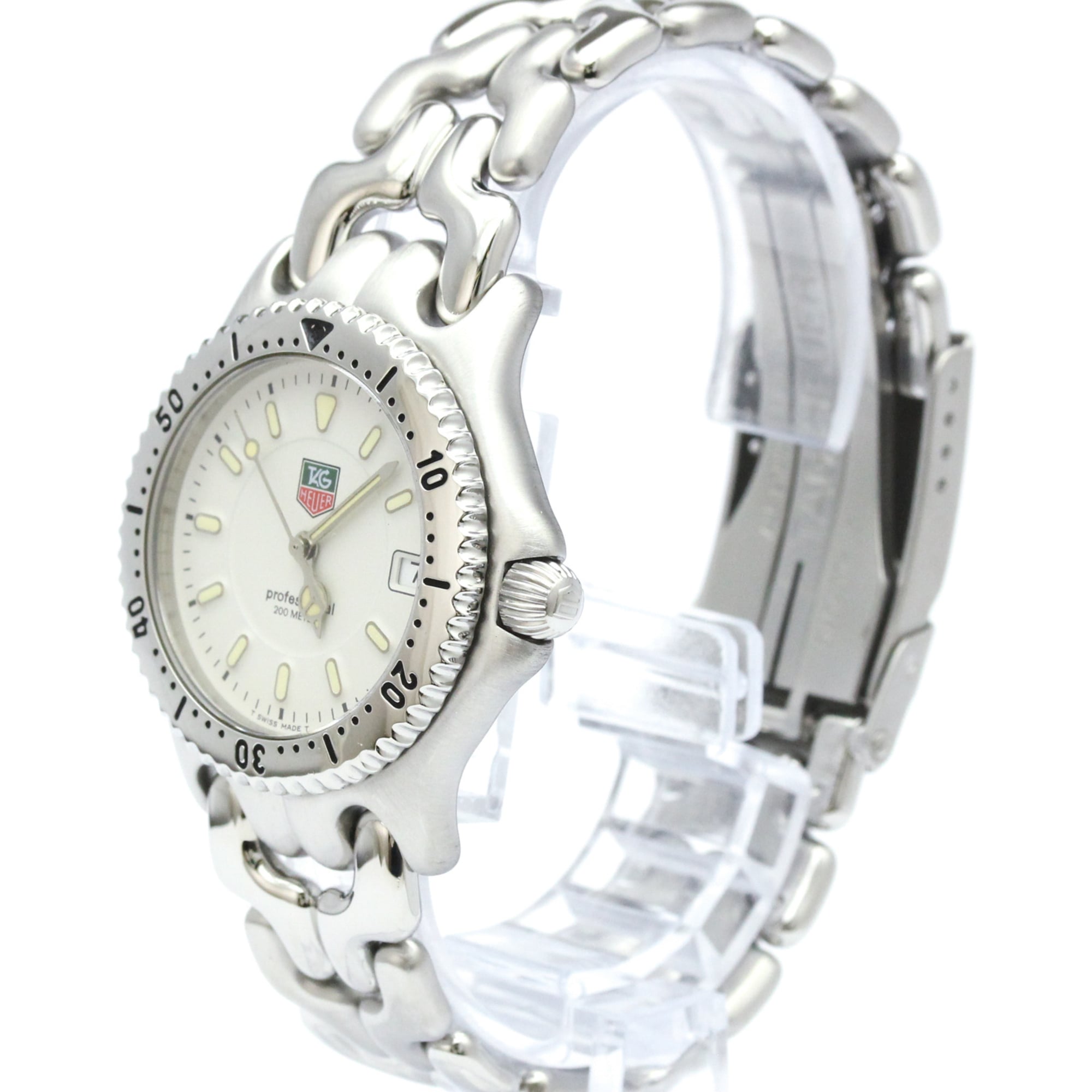 TAG Heuer Sel WG1212 White Dial 34mm Watch