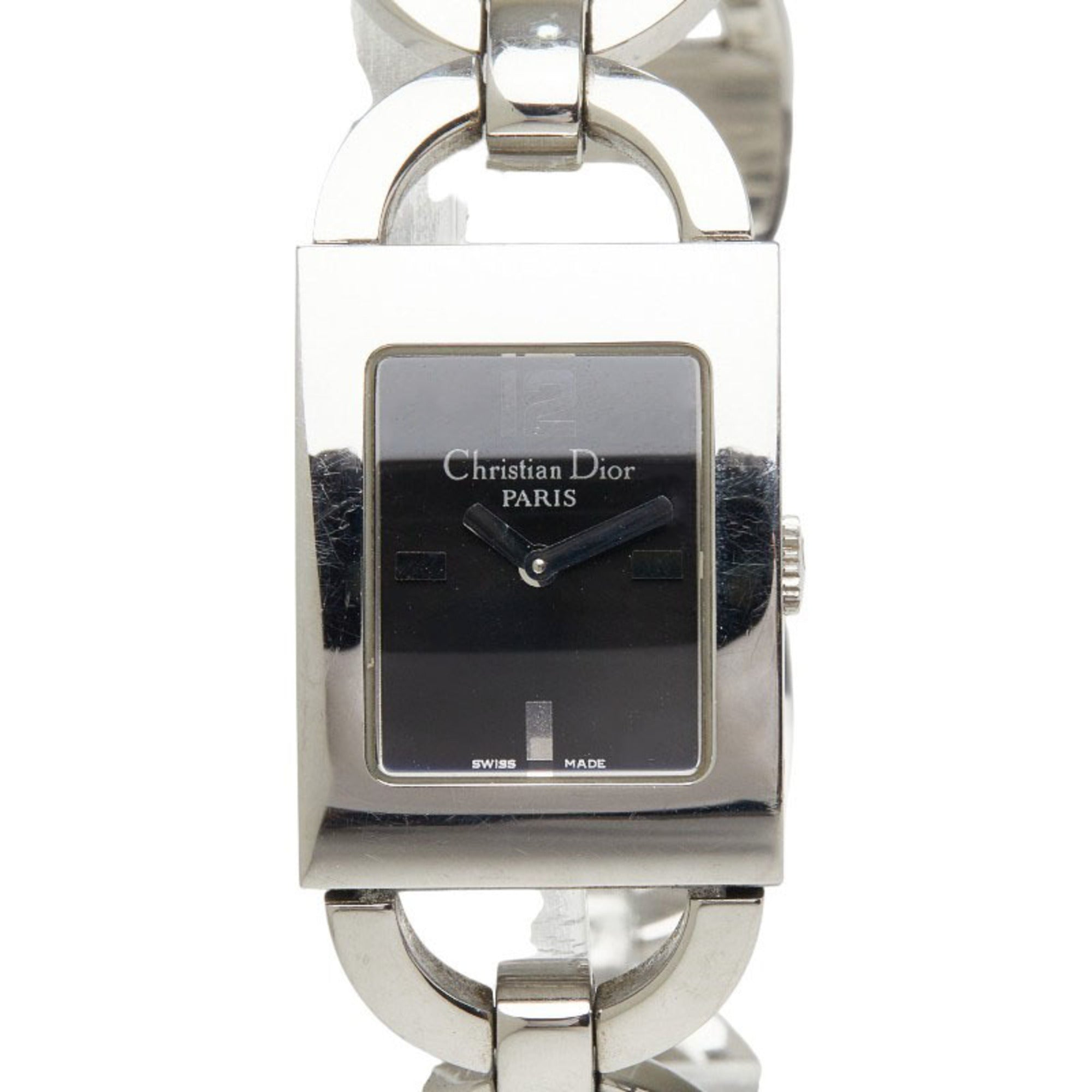 Dior Malice Watch D78-109 Quartz Black Dial Metal Women's