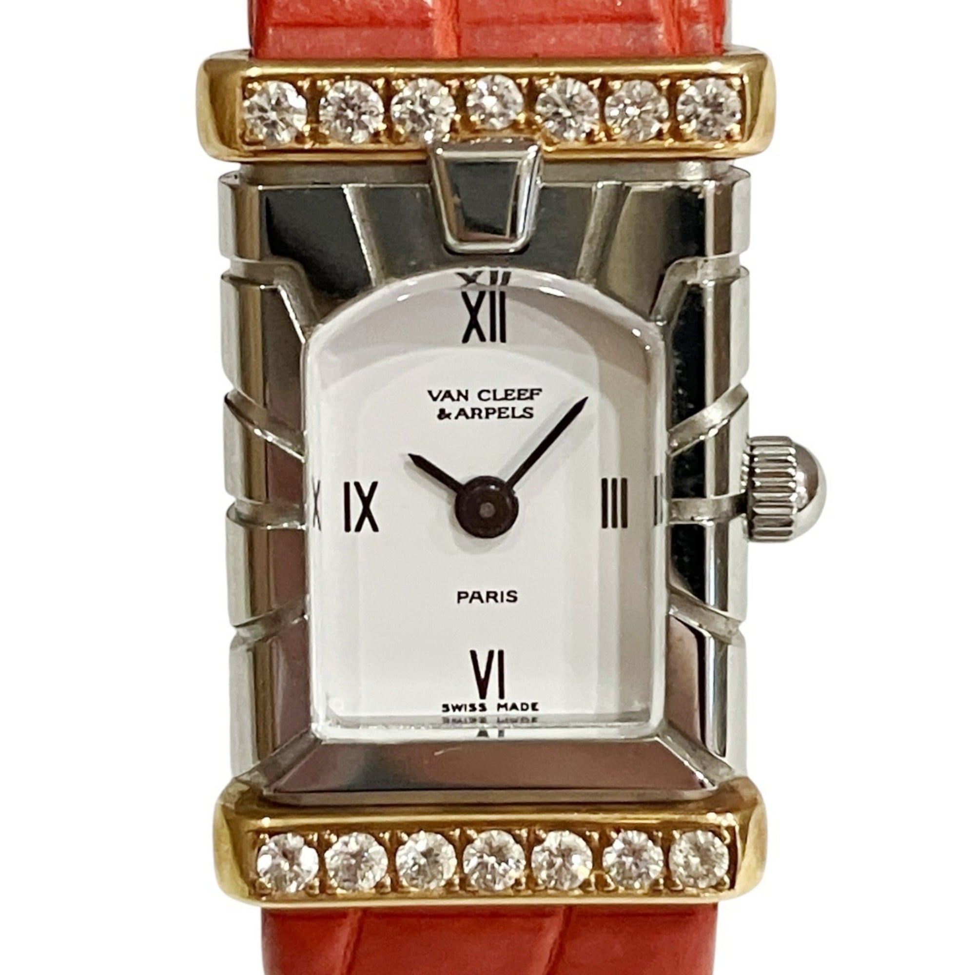 Van Cleef & Arpels Facade 531963T5 White Dial 13mm Watch