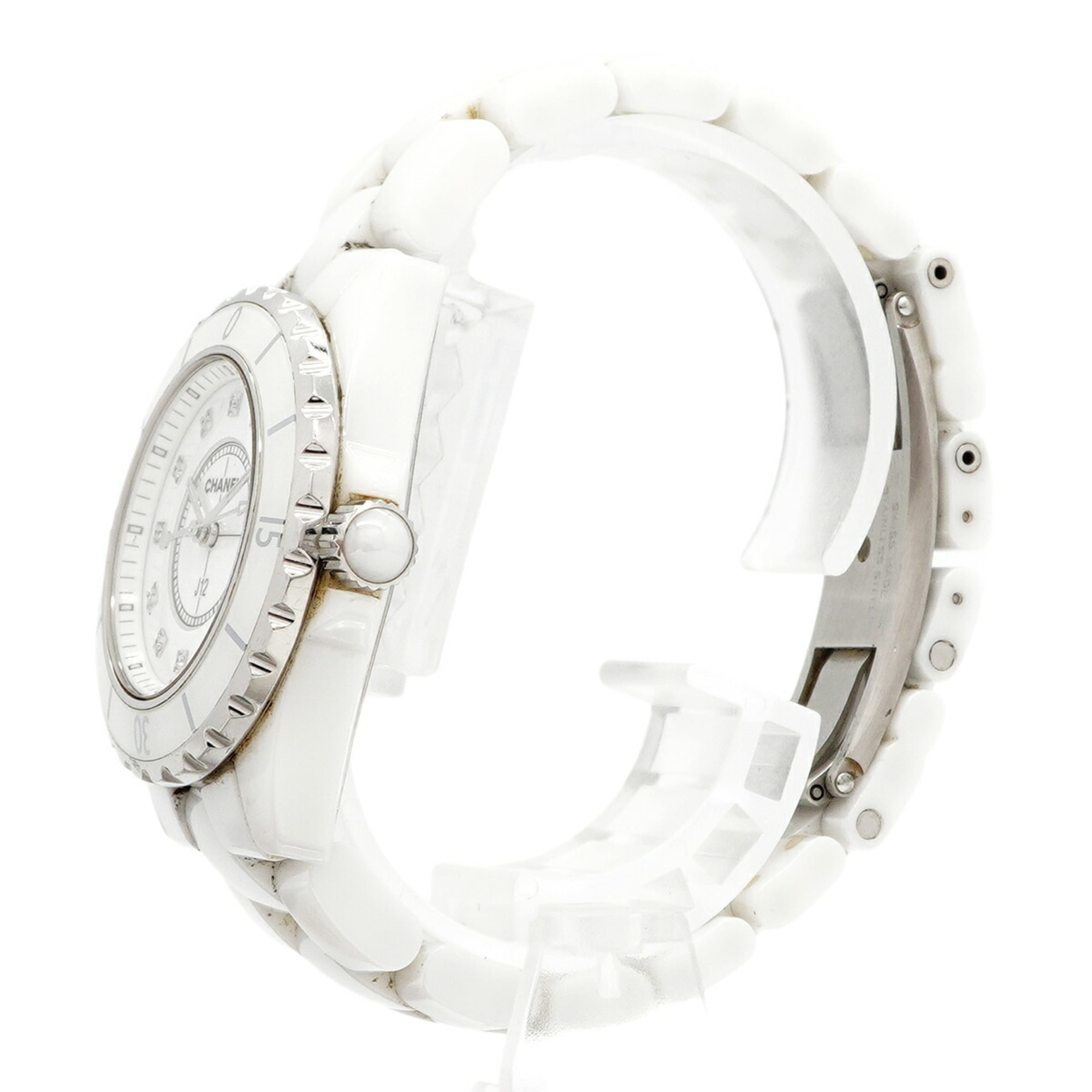 Chanel J12 H1628 White Dial Women's Watch