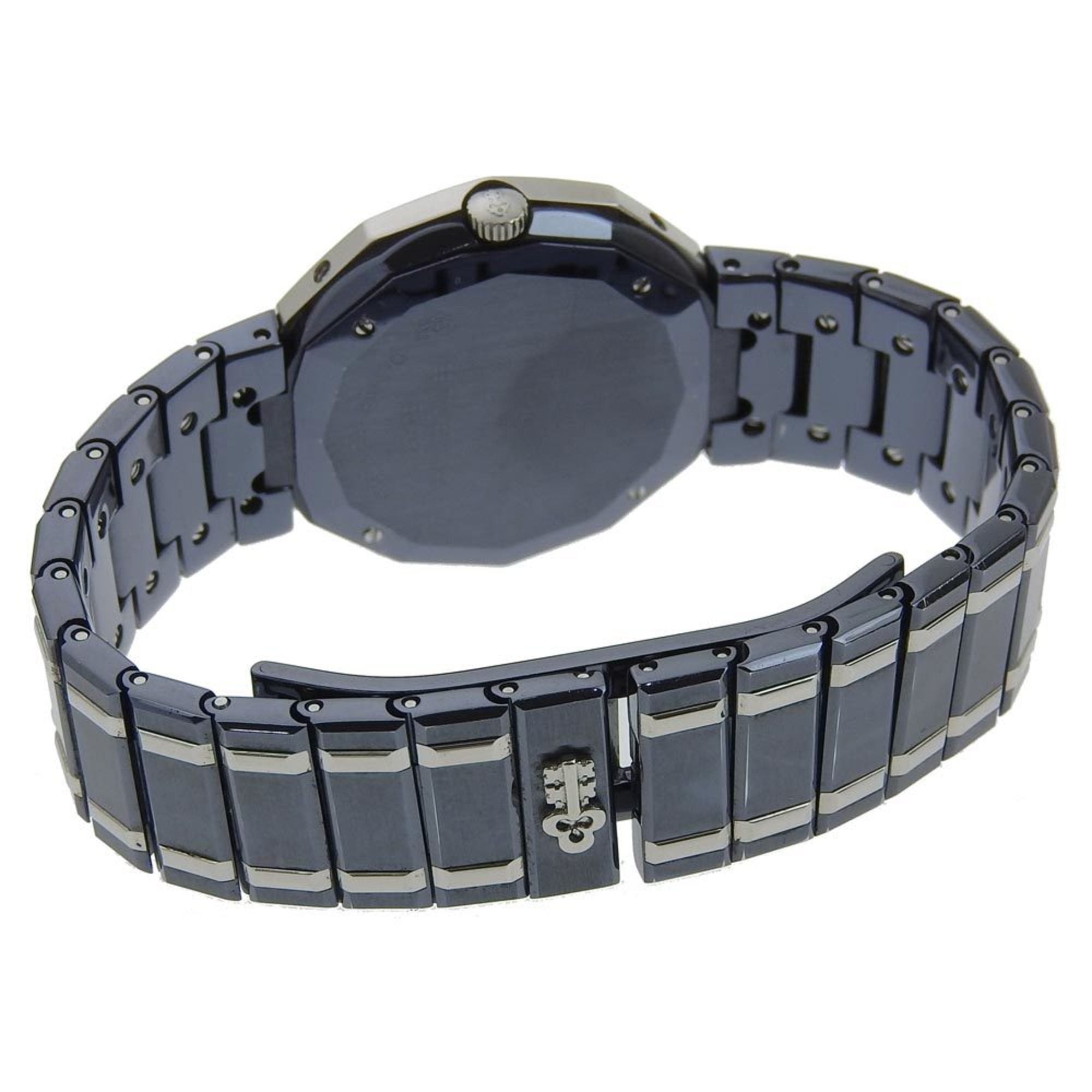 CORUM Admirals Cup-horloge 99.710.30 V050 Gun Blue, quartz, analoog display, marineblauwe wijzerplaat, damesmodel