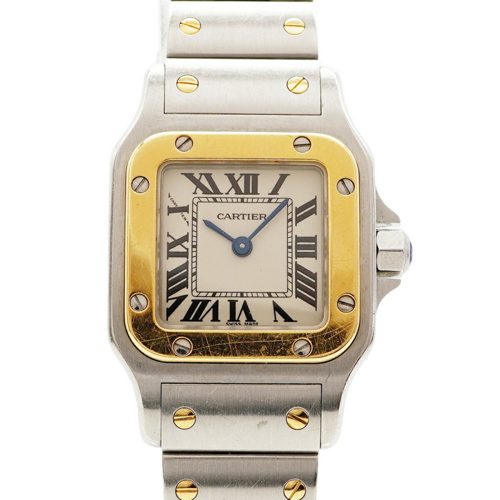 Cartier Santos Galbee SM W20012C4 Ivory Dial Women's Watch