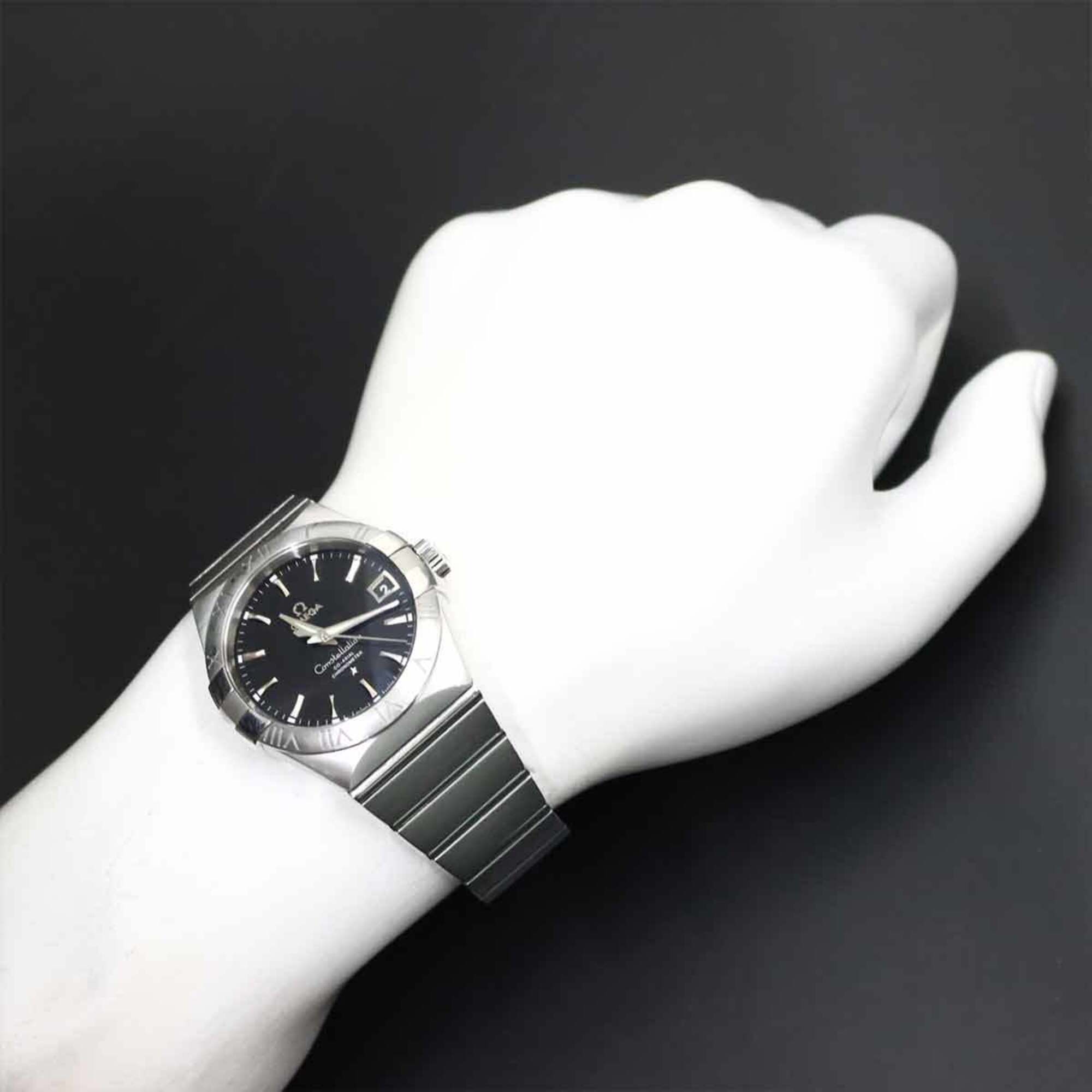 Omega Constellation 123 10 38 21 01 001 Black Dial 38mm Watch