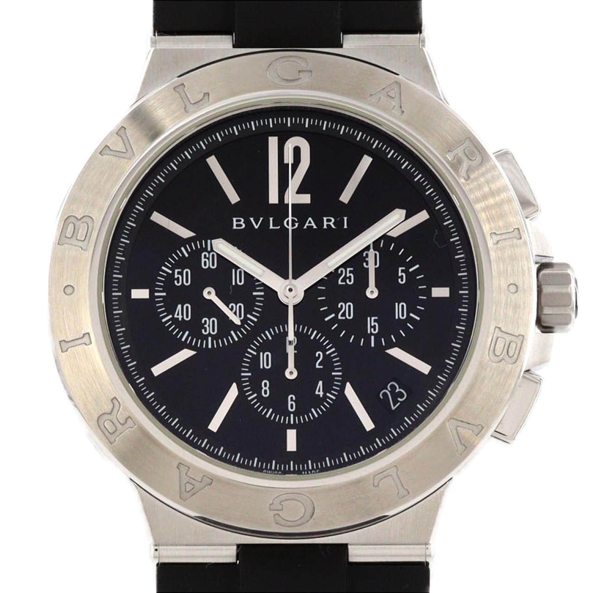 Bulgari Diagono Velocissimo DG41SCH Stainless Steel Automatic