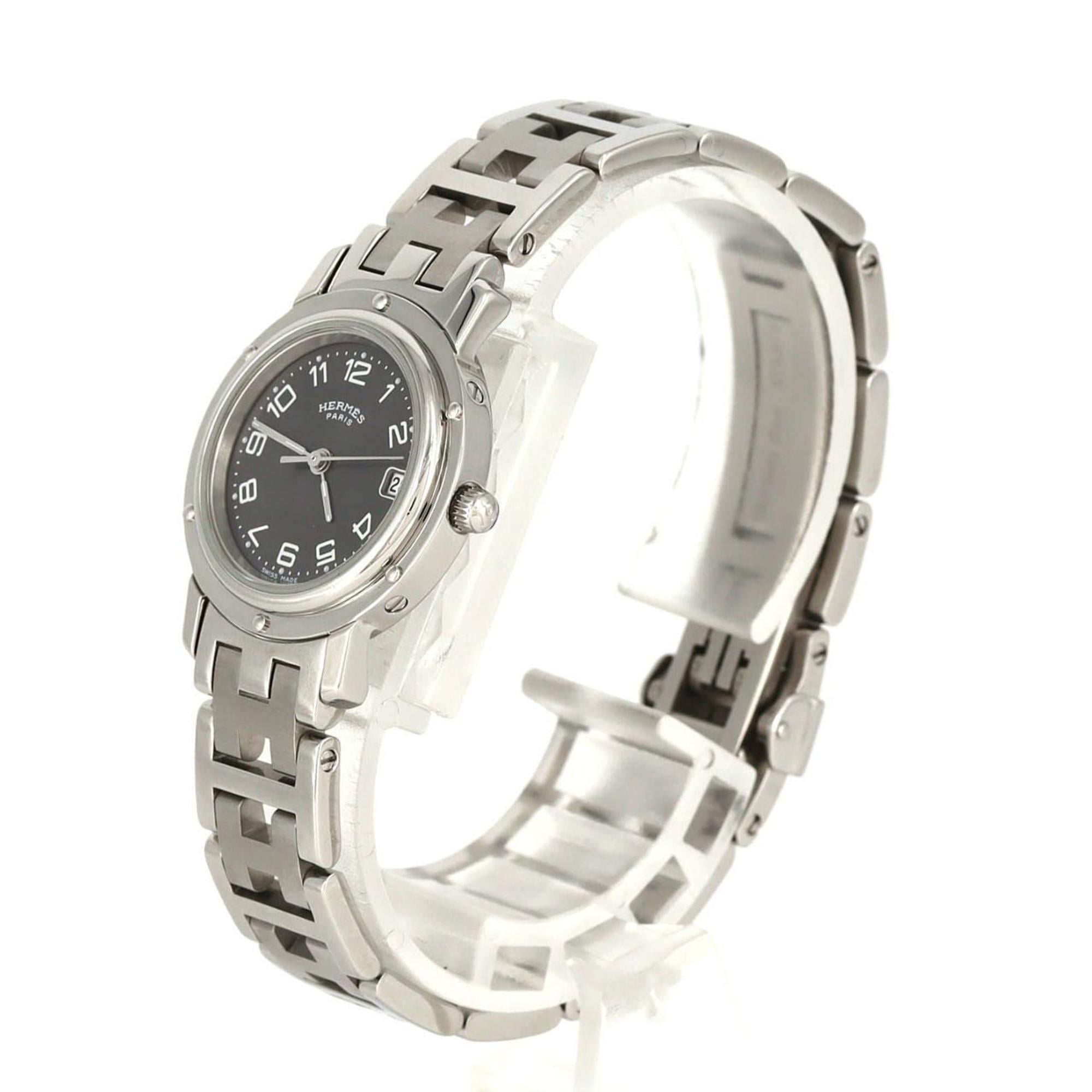 HermÃ¨s Clipper CL4.210 Stainless Steel Quartz Watch