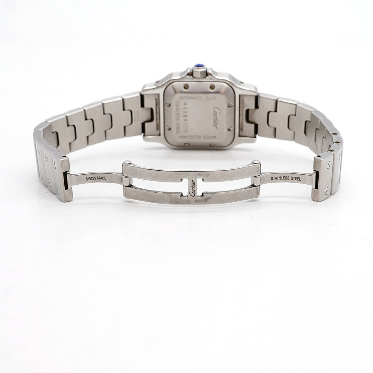 Cartier Santos Galbee SM W20040D6 Silver Dial 24mm Watch